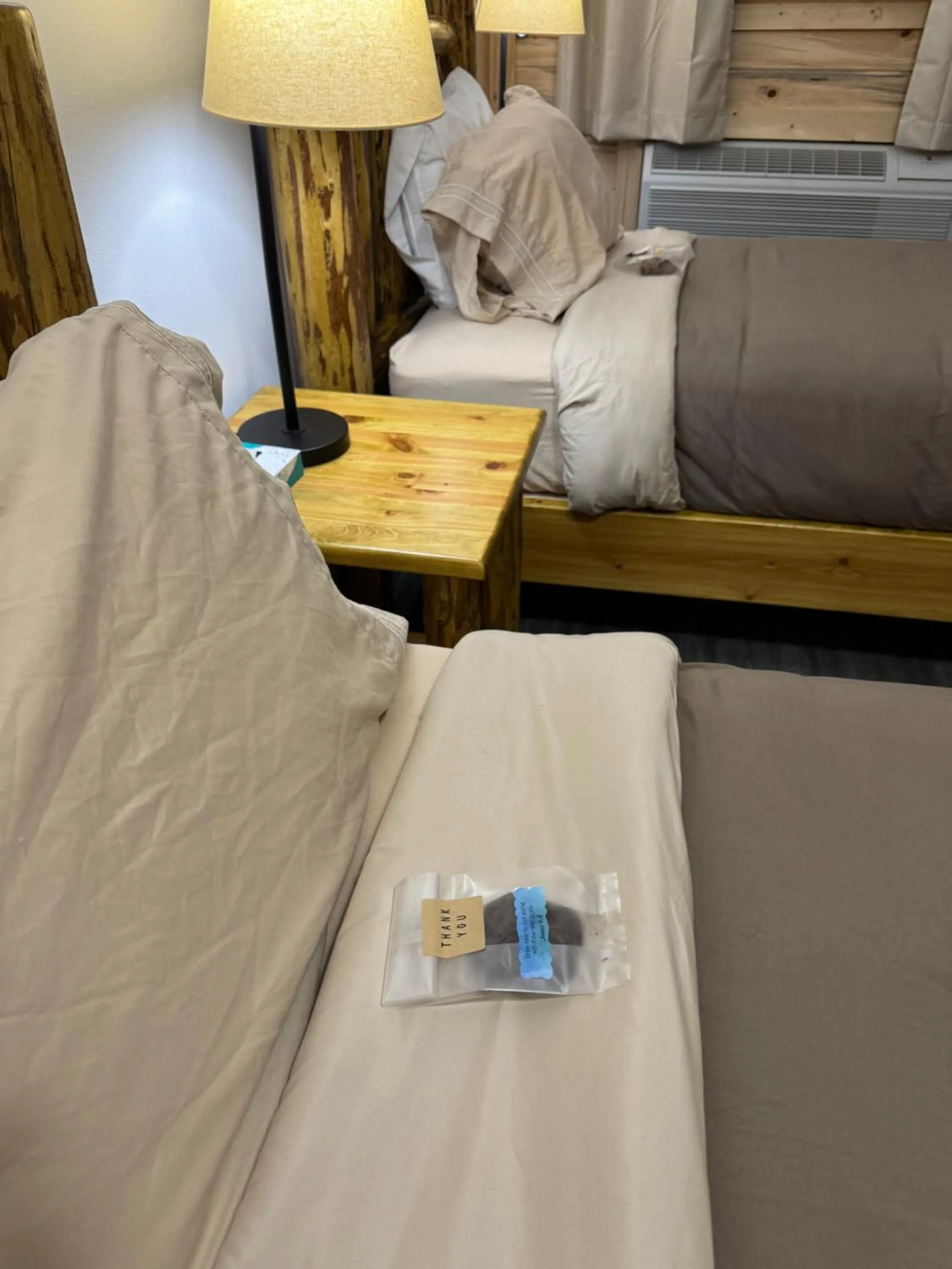 Bed in Kootenai Valley Motel