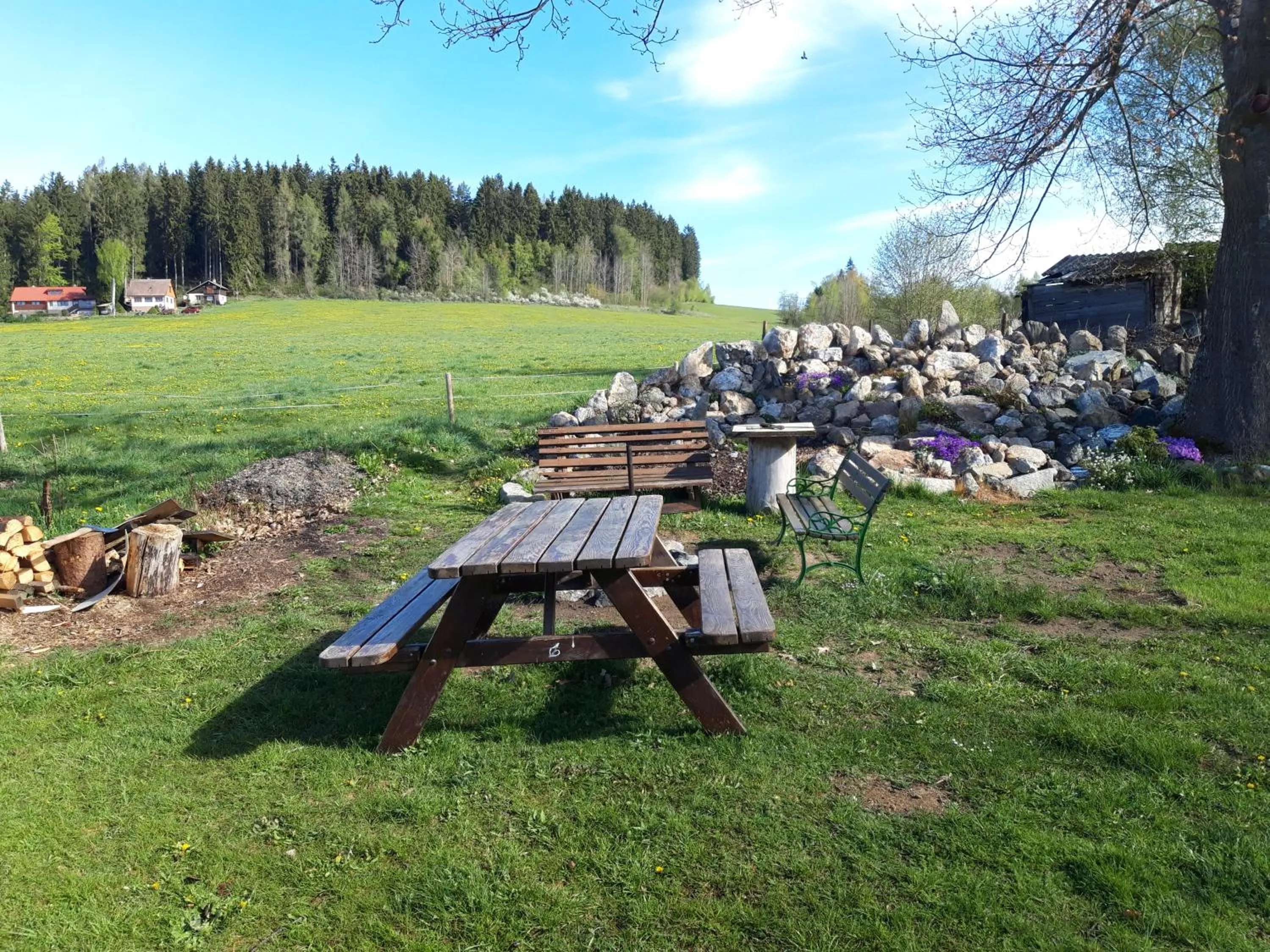 Garden in Penzion-Na Navsi