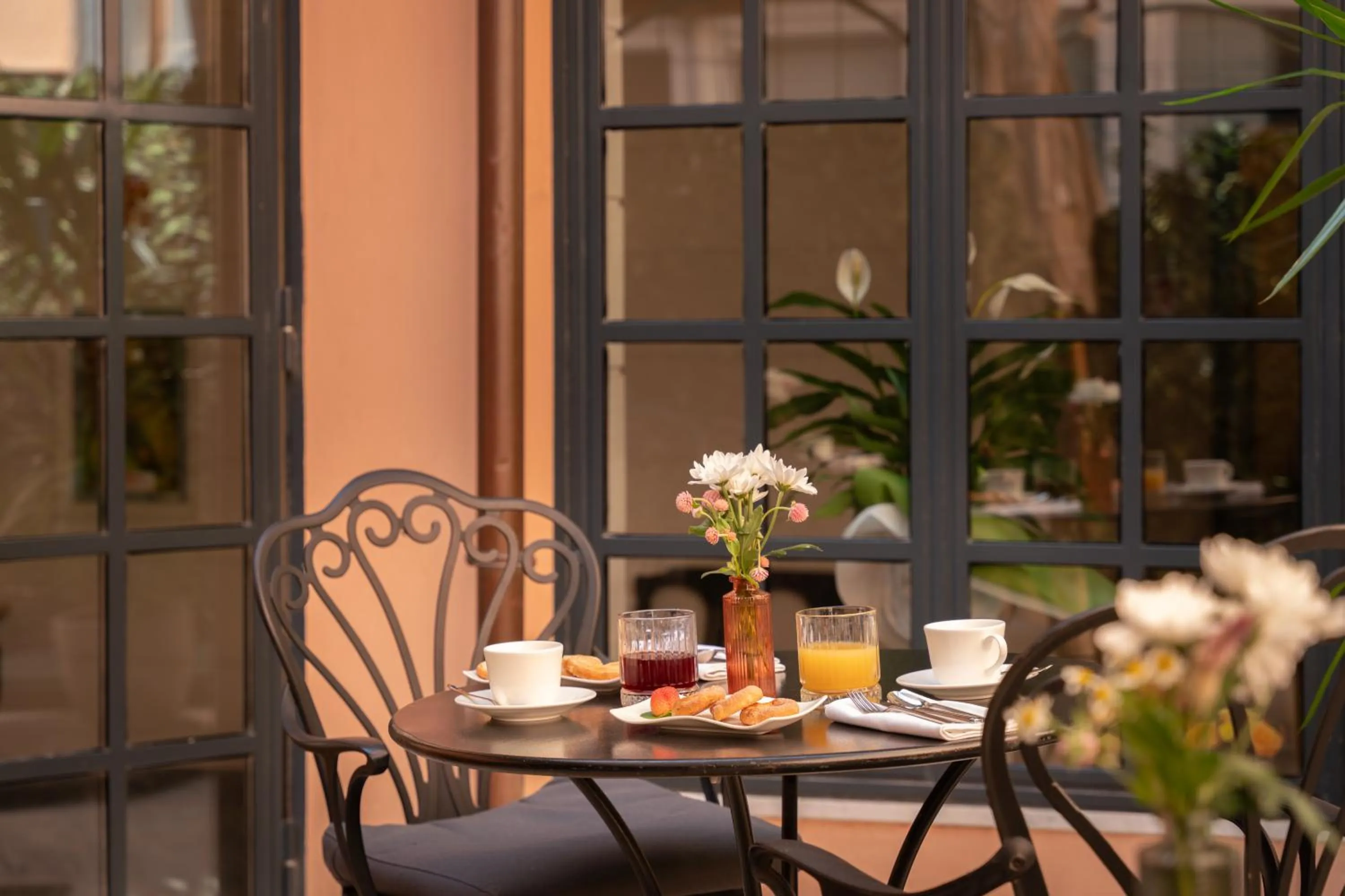 Patio in Hotel Della Conciliazione
