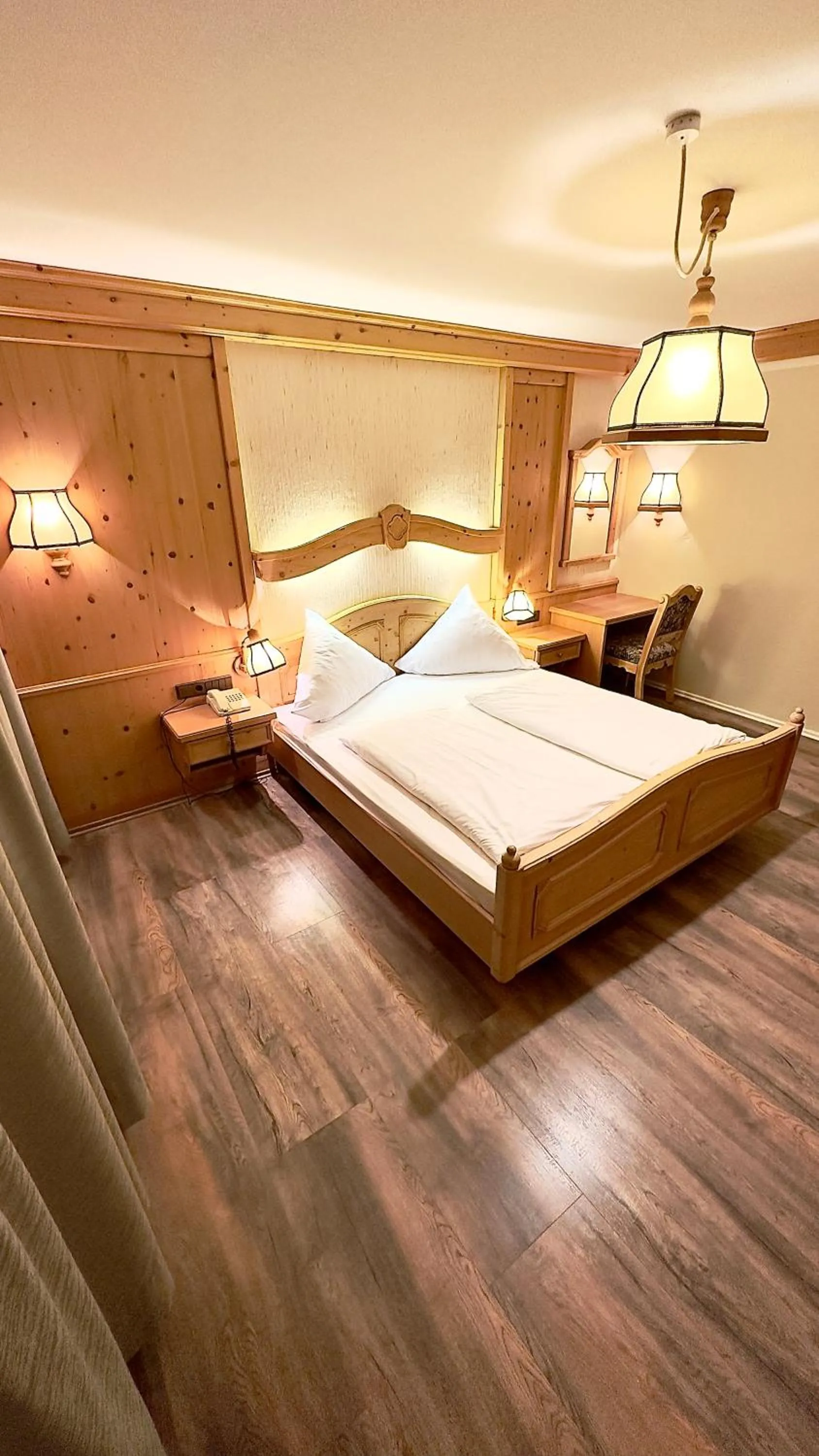 Bed in Hotel Alpenrose