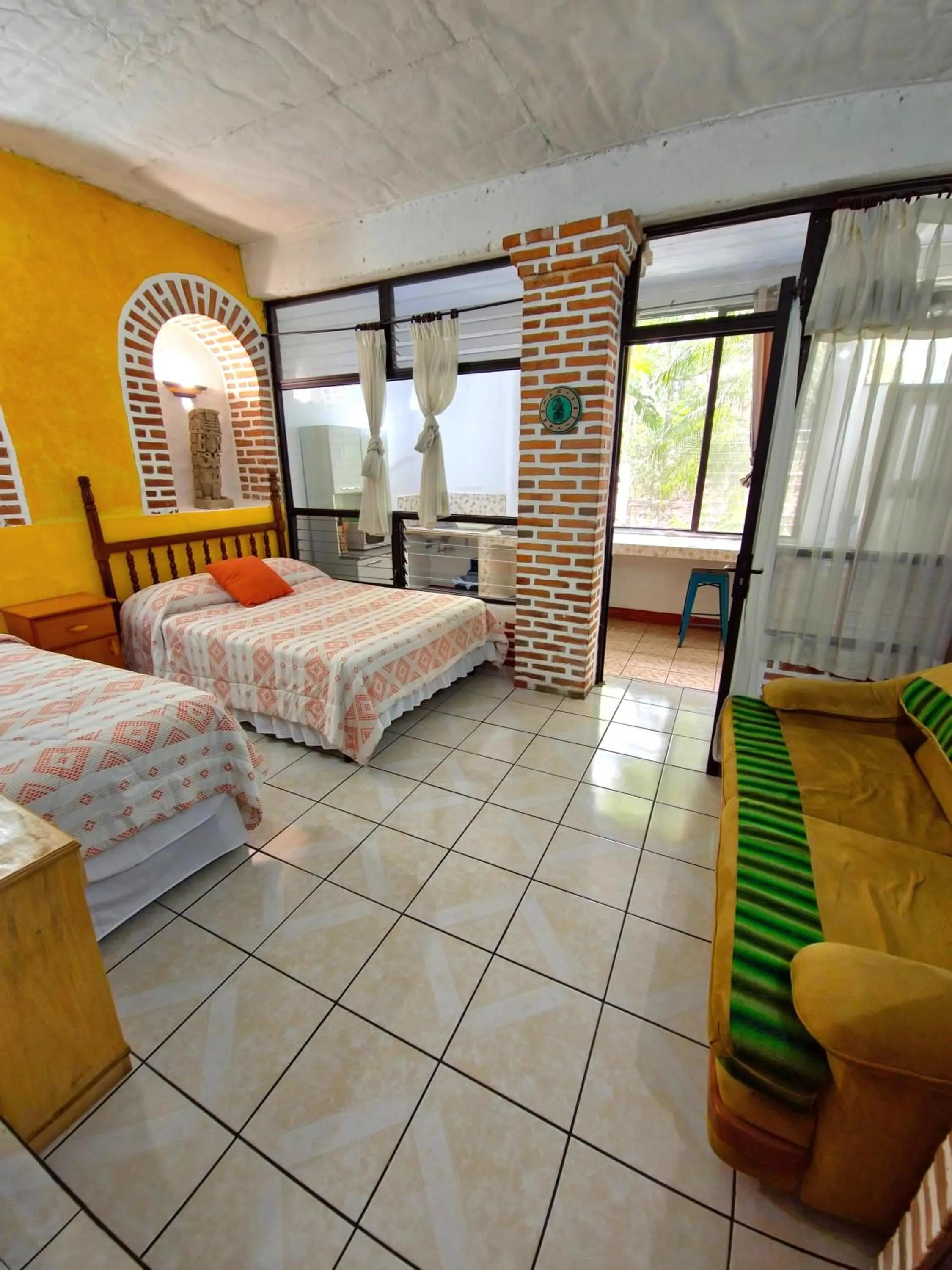 Bed in Eco Suites Uxlabil Guatemala