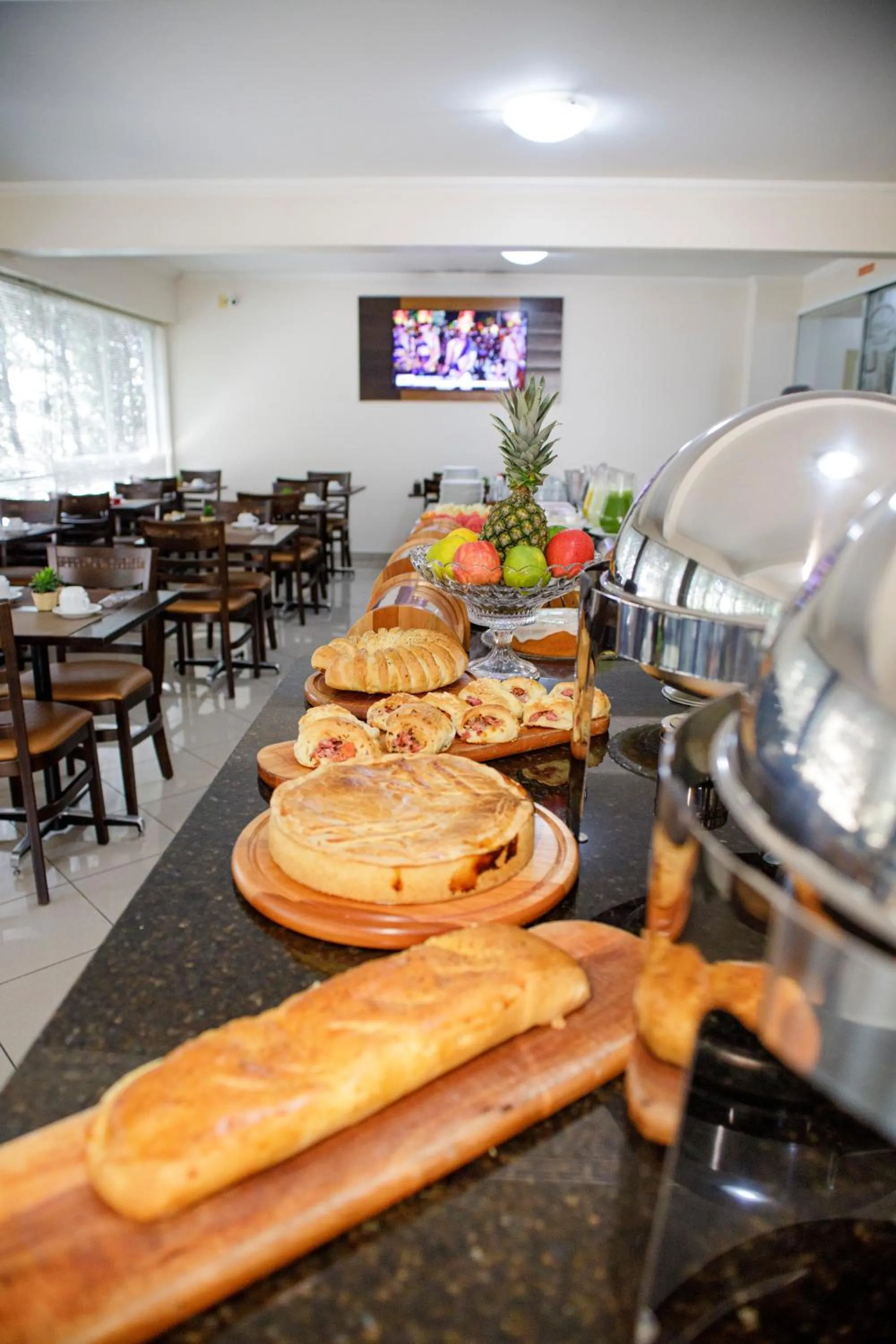 Buffet breakfast in Hotel Premium Pirassununga