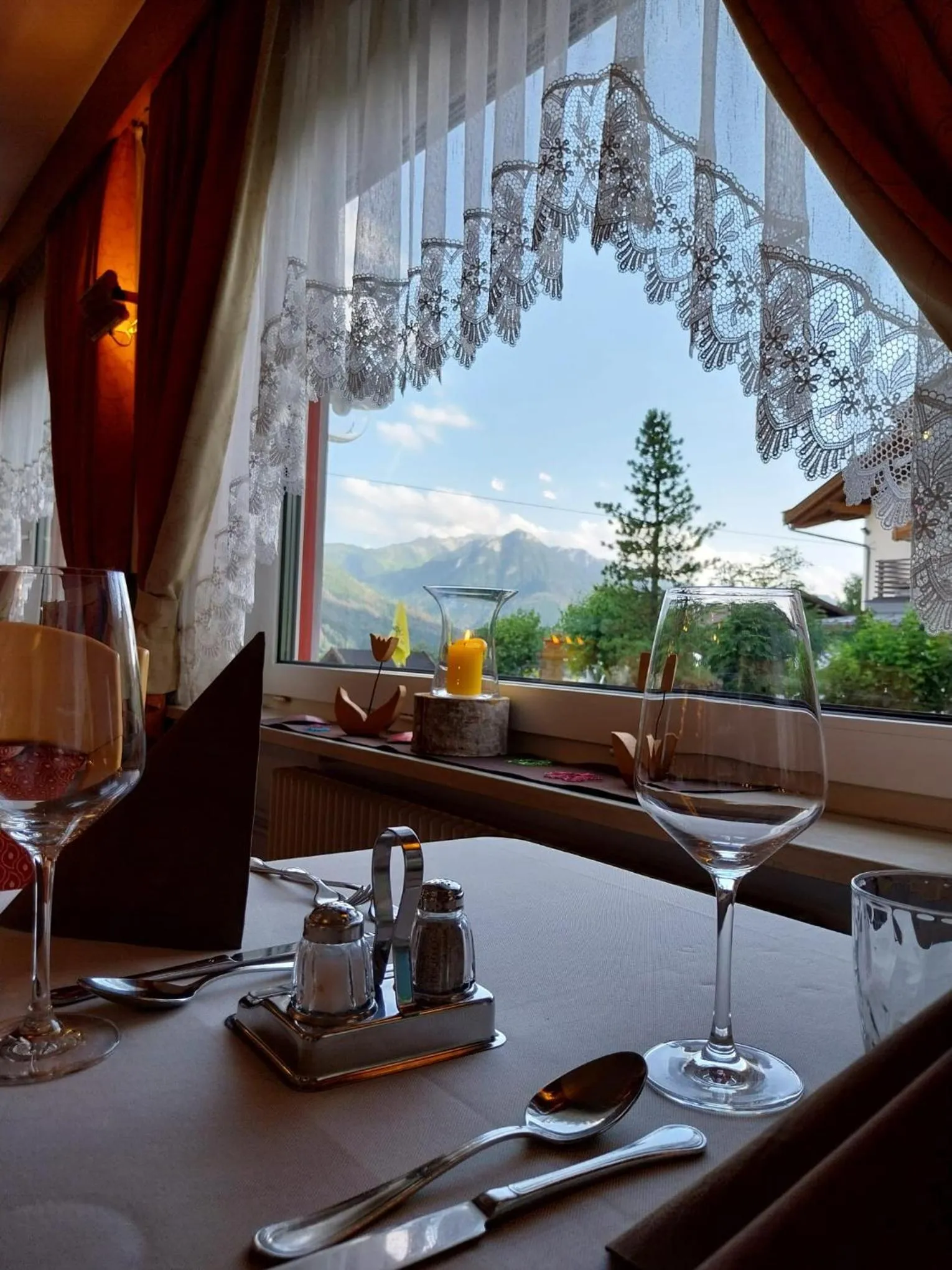 Garden view in Hotel Vigo