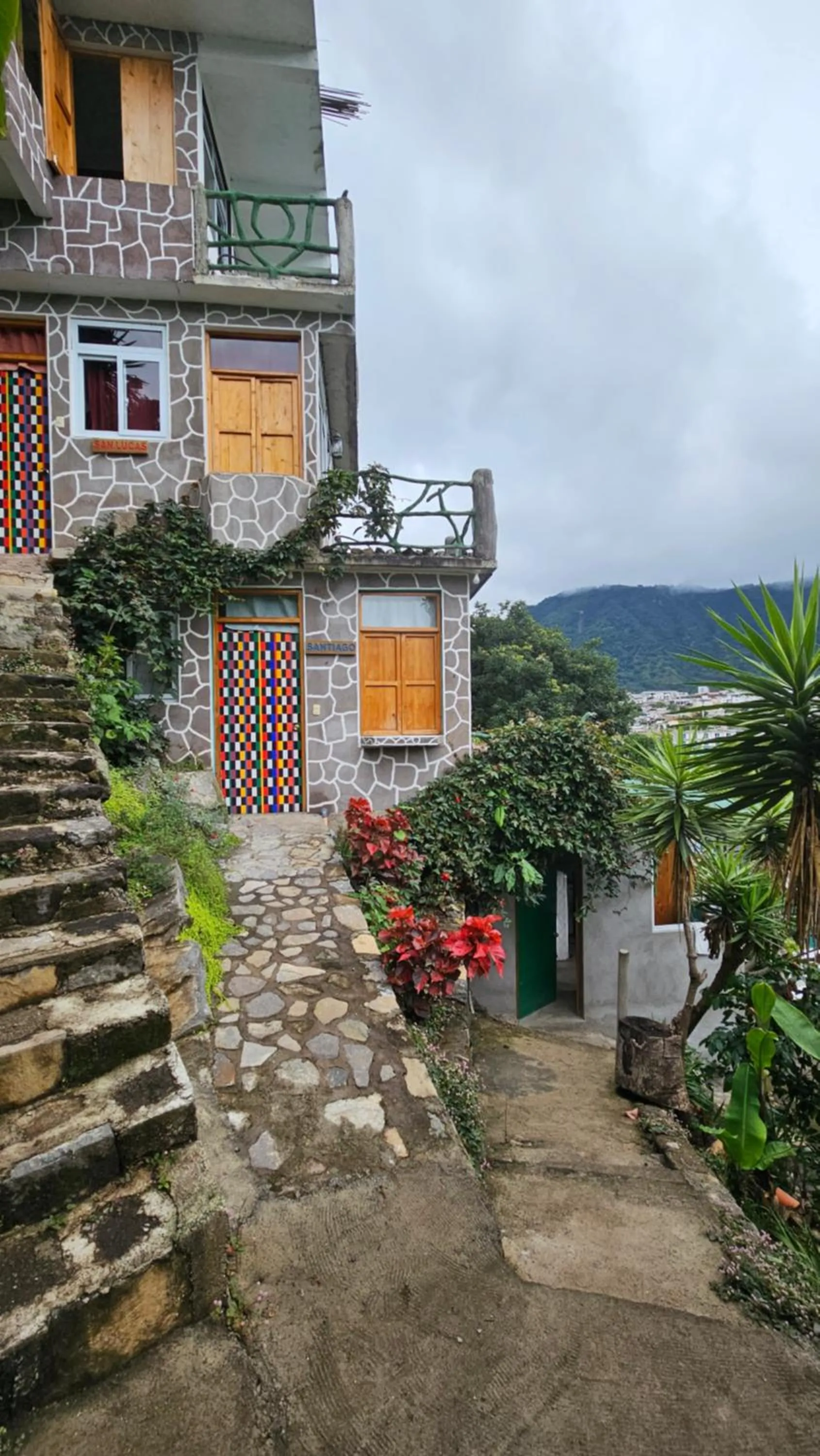 Property building in Eco Hotel Uxlabil Atitlan