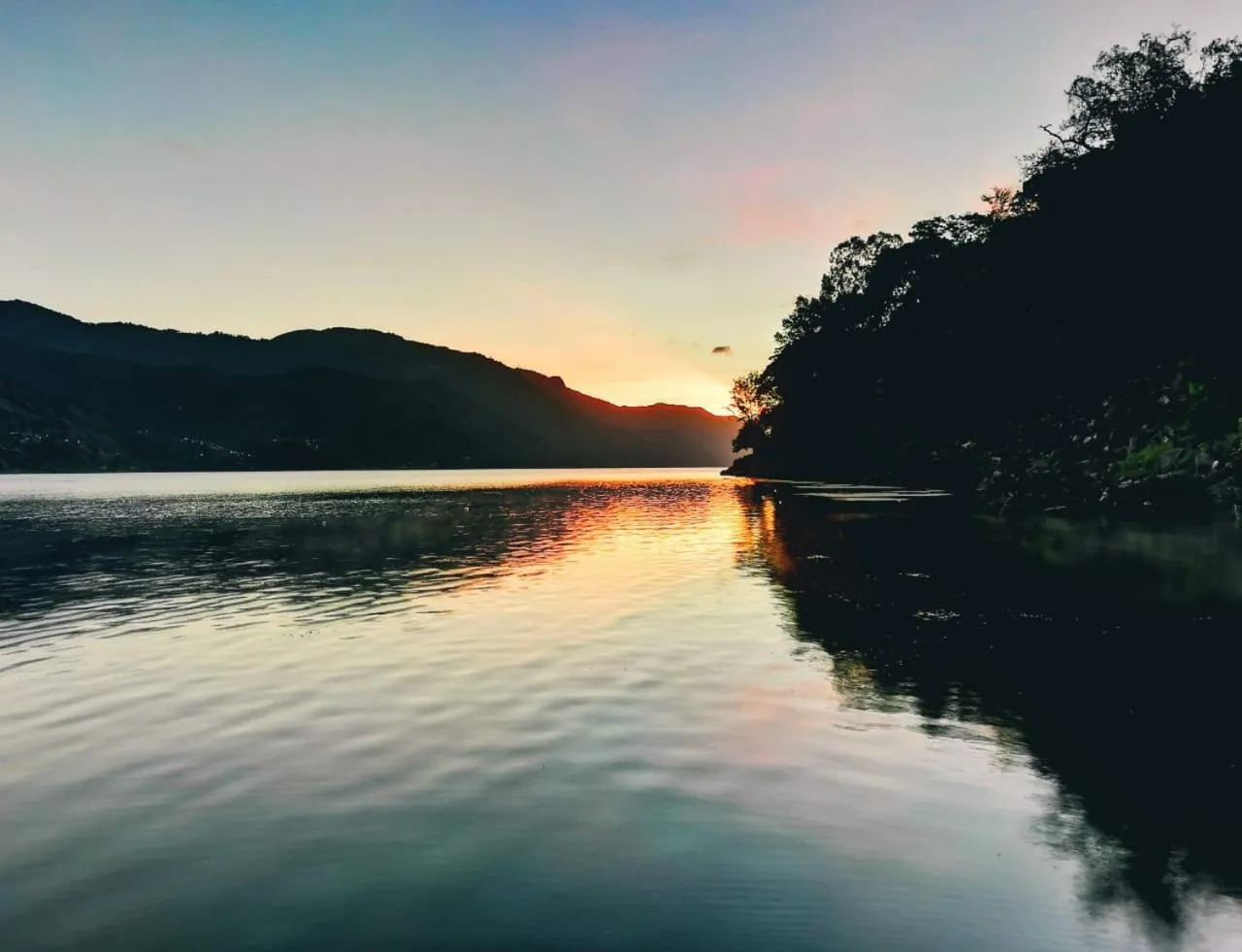 Lake view in Eco Hotel Uxlabil Atitlan