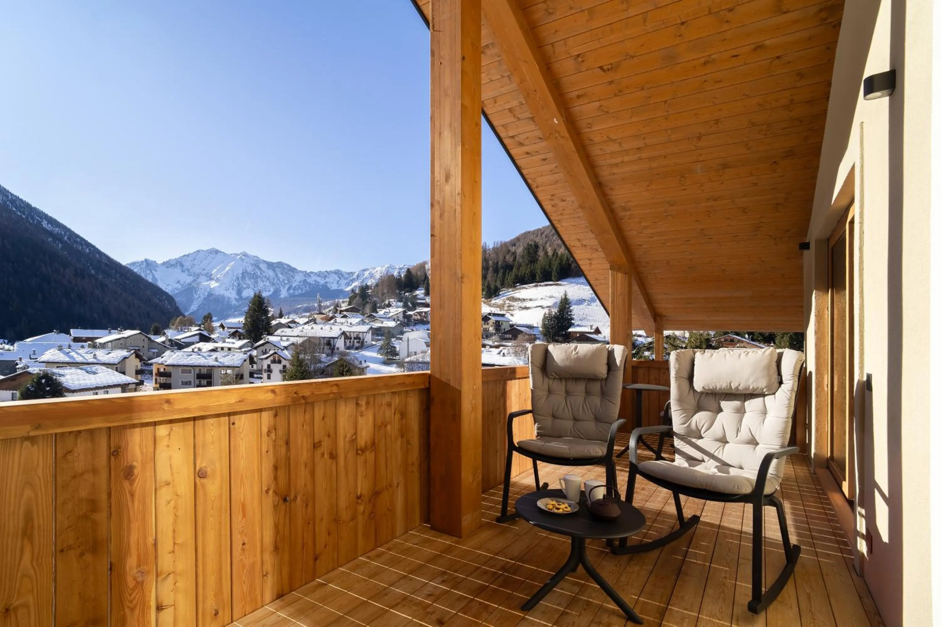 Balcony/Terrace in Breithorn Lodge