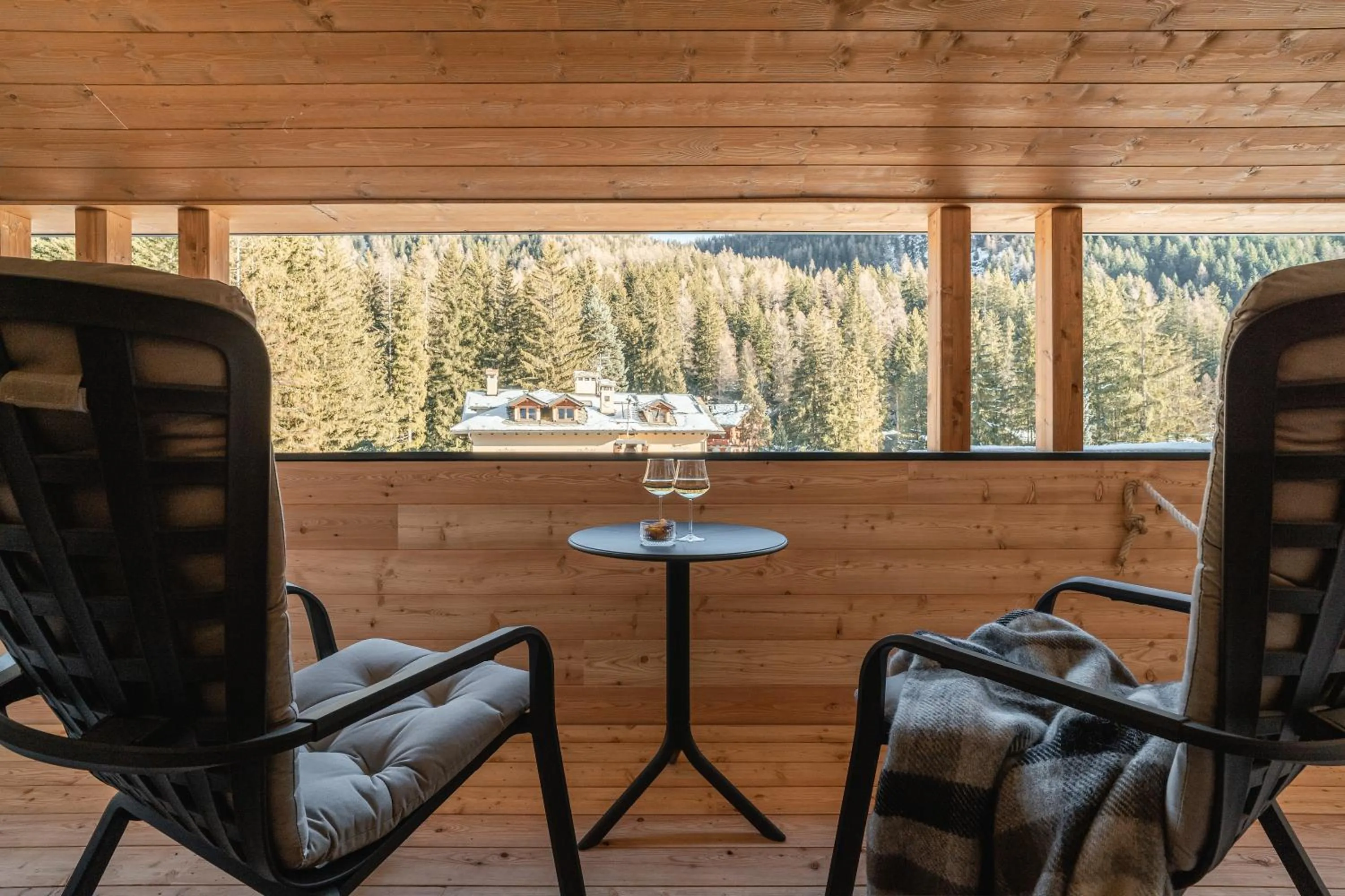 Balcony/Terrace in Breithorn Lodge
