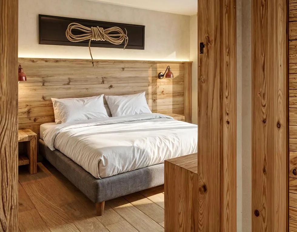 Bed in Breithorn Lodge
