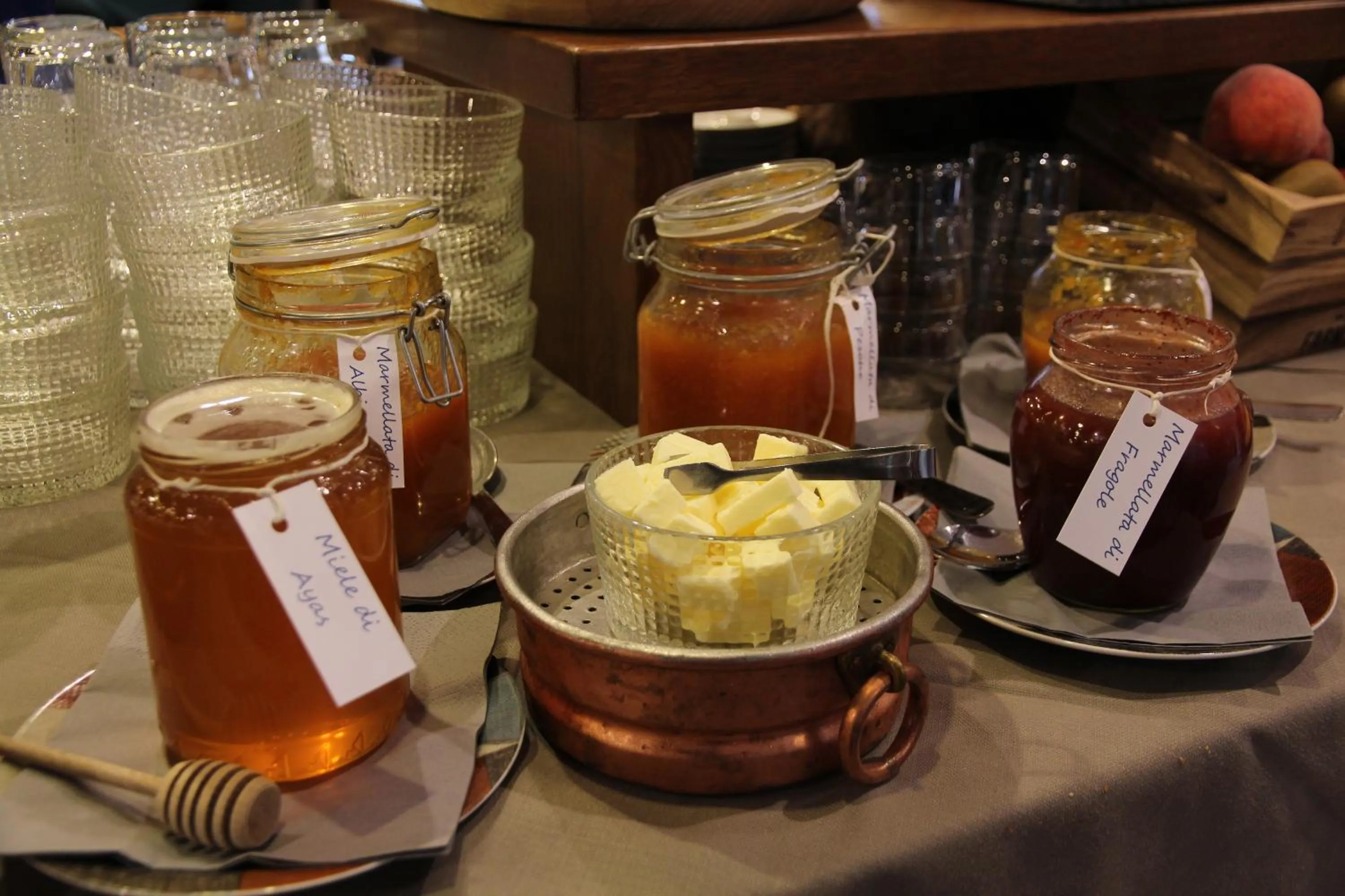 Food close-up in Residence Les Coupoles