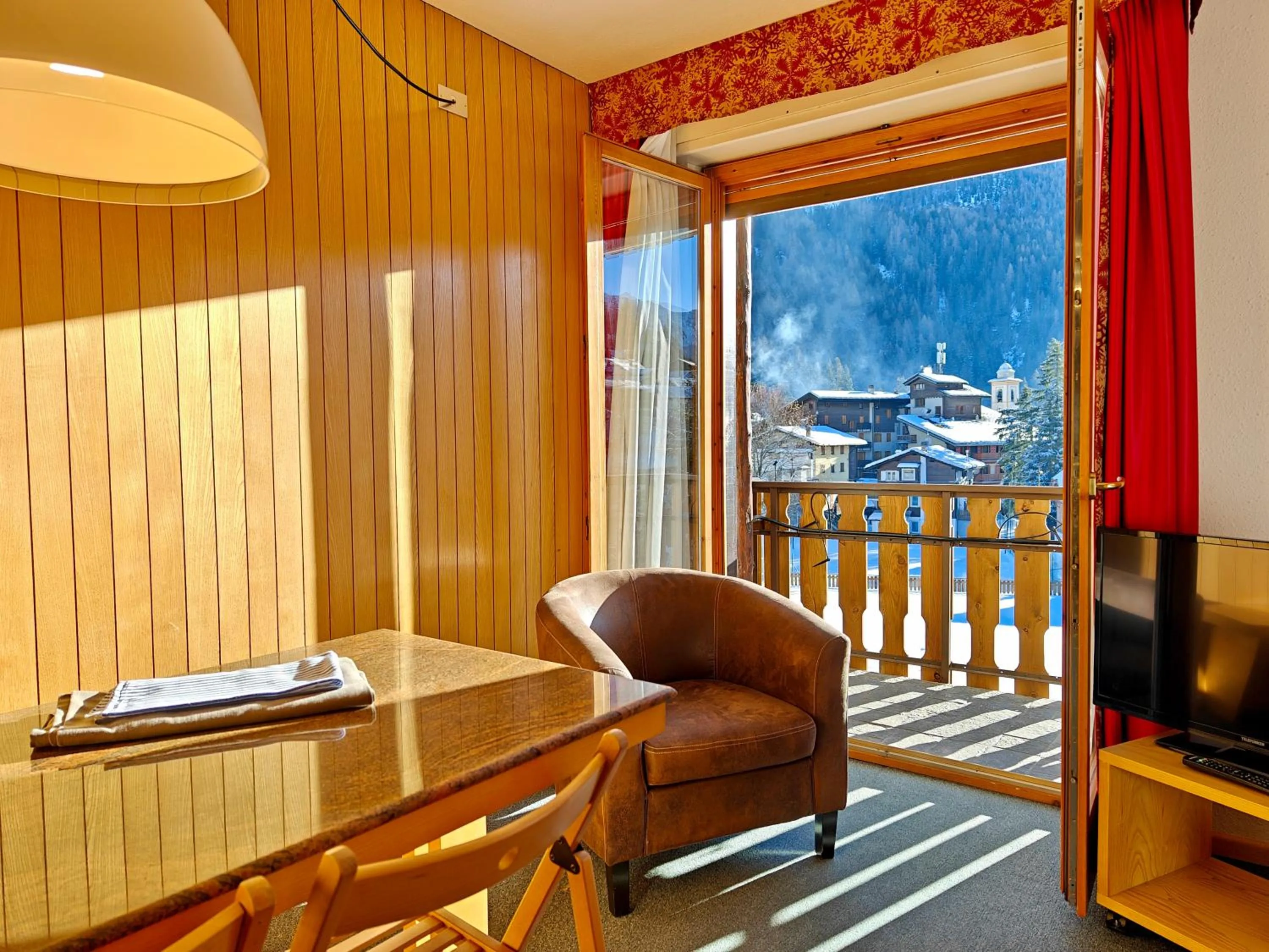 Living room in Residence Les Coupoles