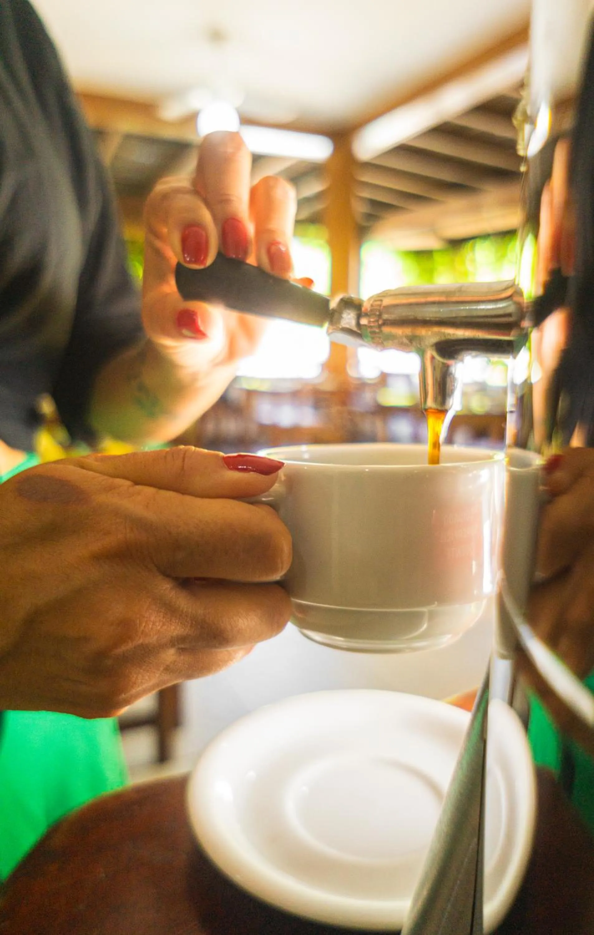 Buffet breakfast in Pousada Borboleta