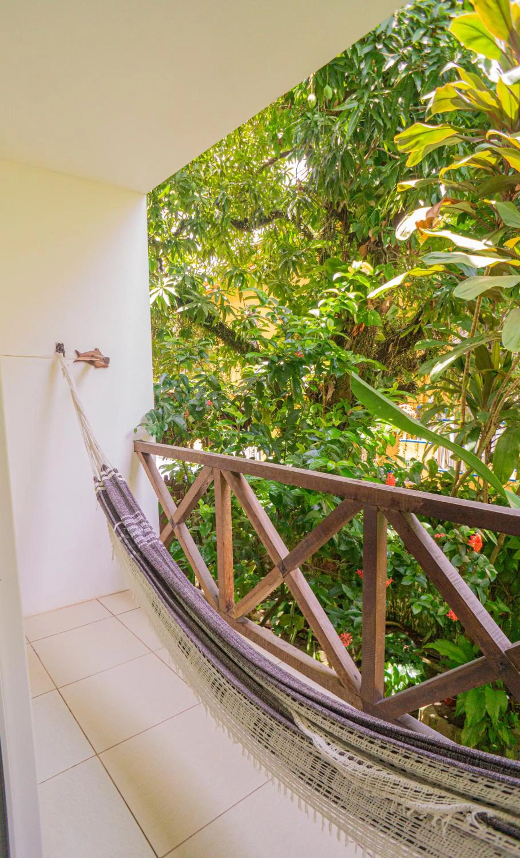 Balcony/Terrace in Pousada Borboleta