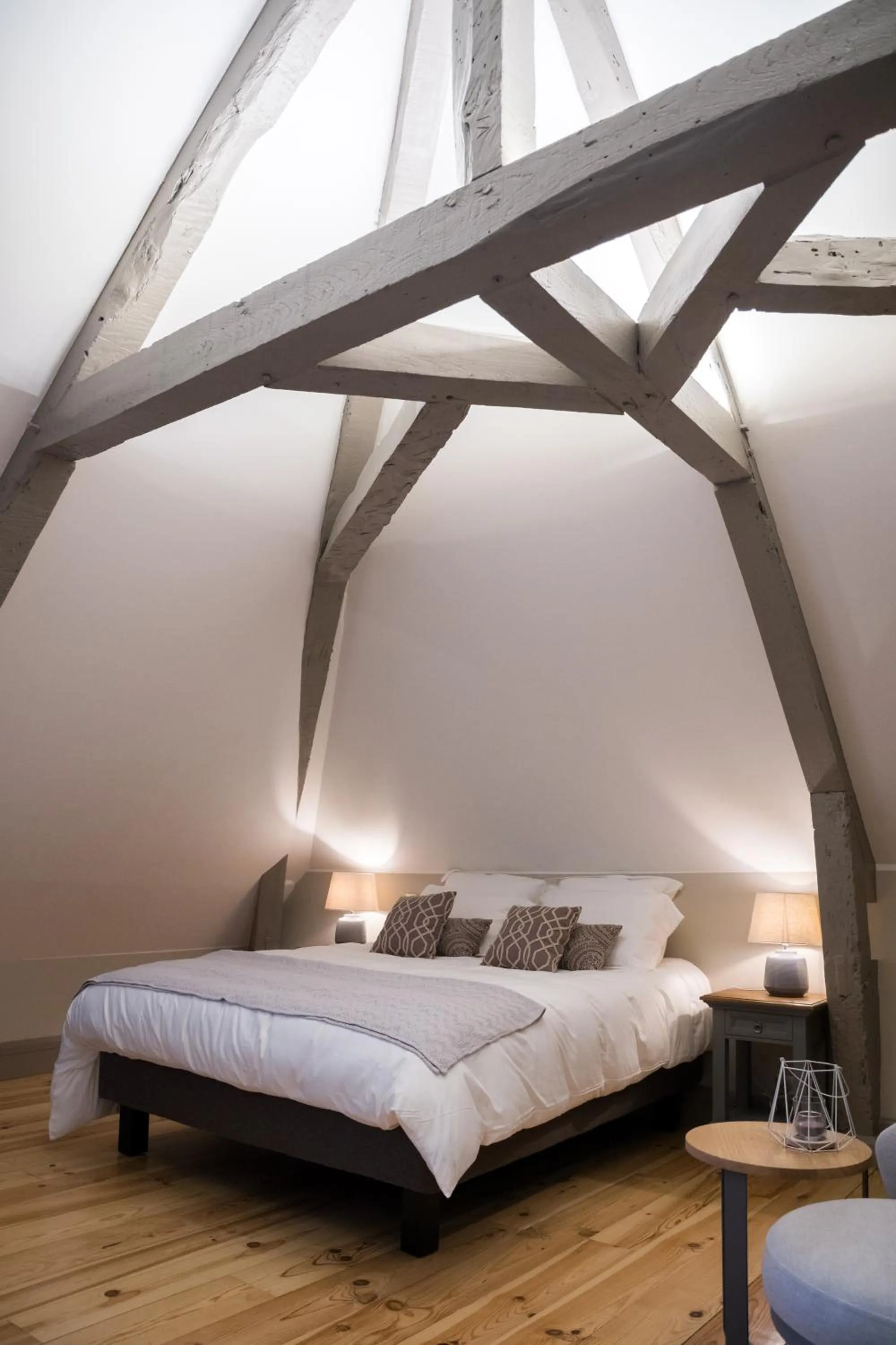 Shower, Bed in Le Relais