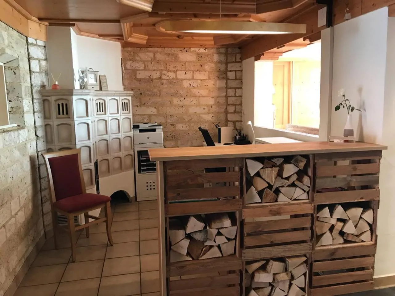 Lobby or reception in Hotel Hohe Schule