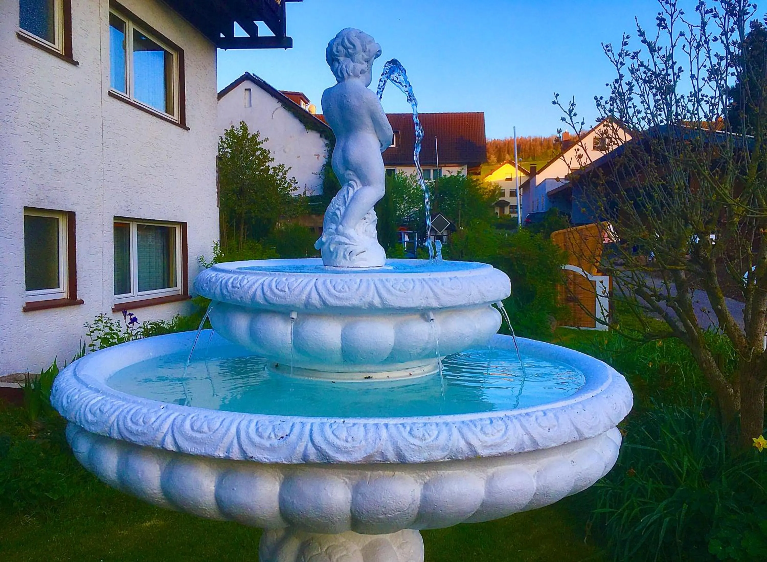 Garden in Hotel Hoxter Am Jakobsweg