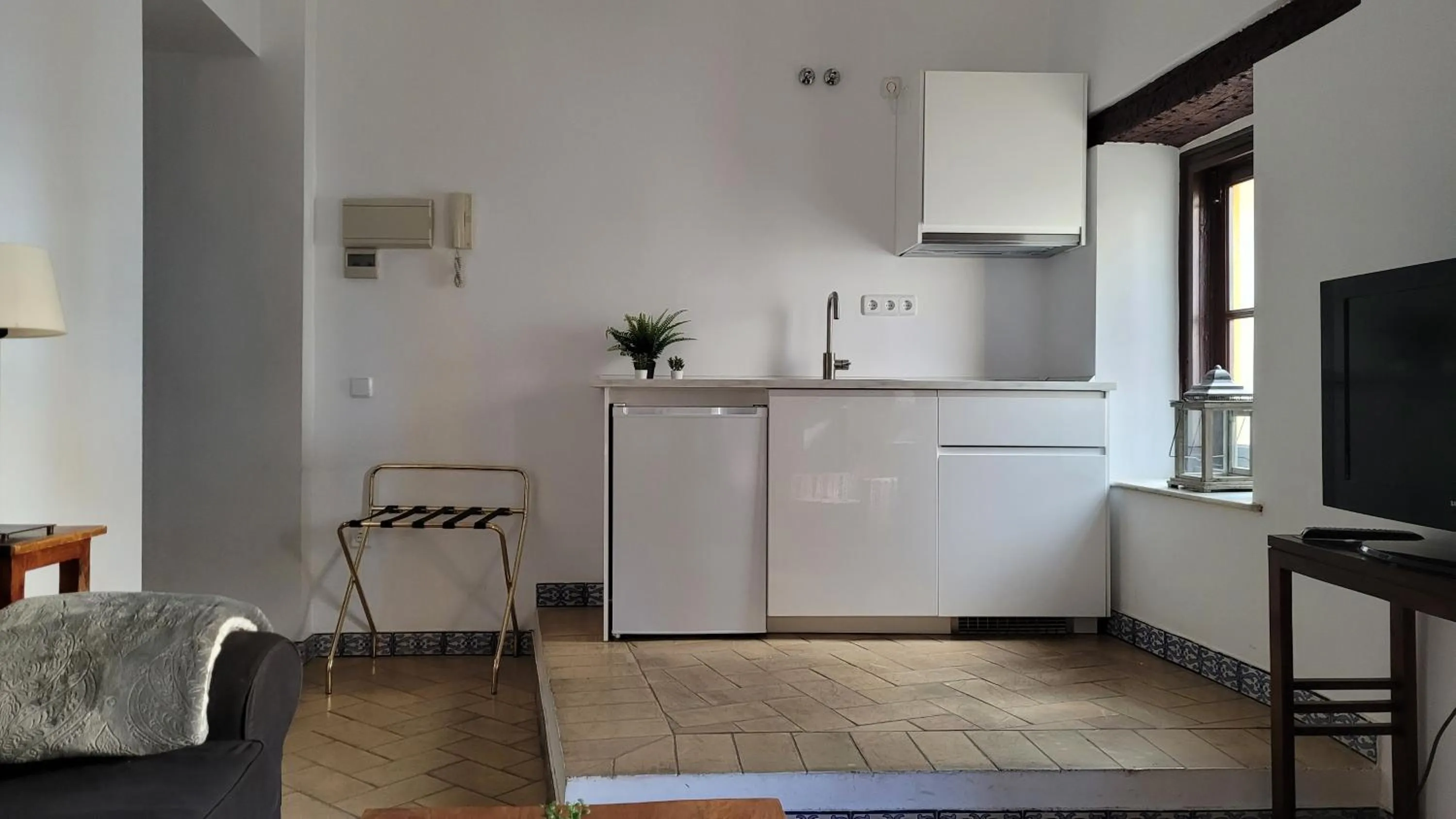 Kitchen or kitchenette in Apartamentos Boutique Vida