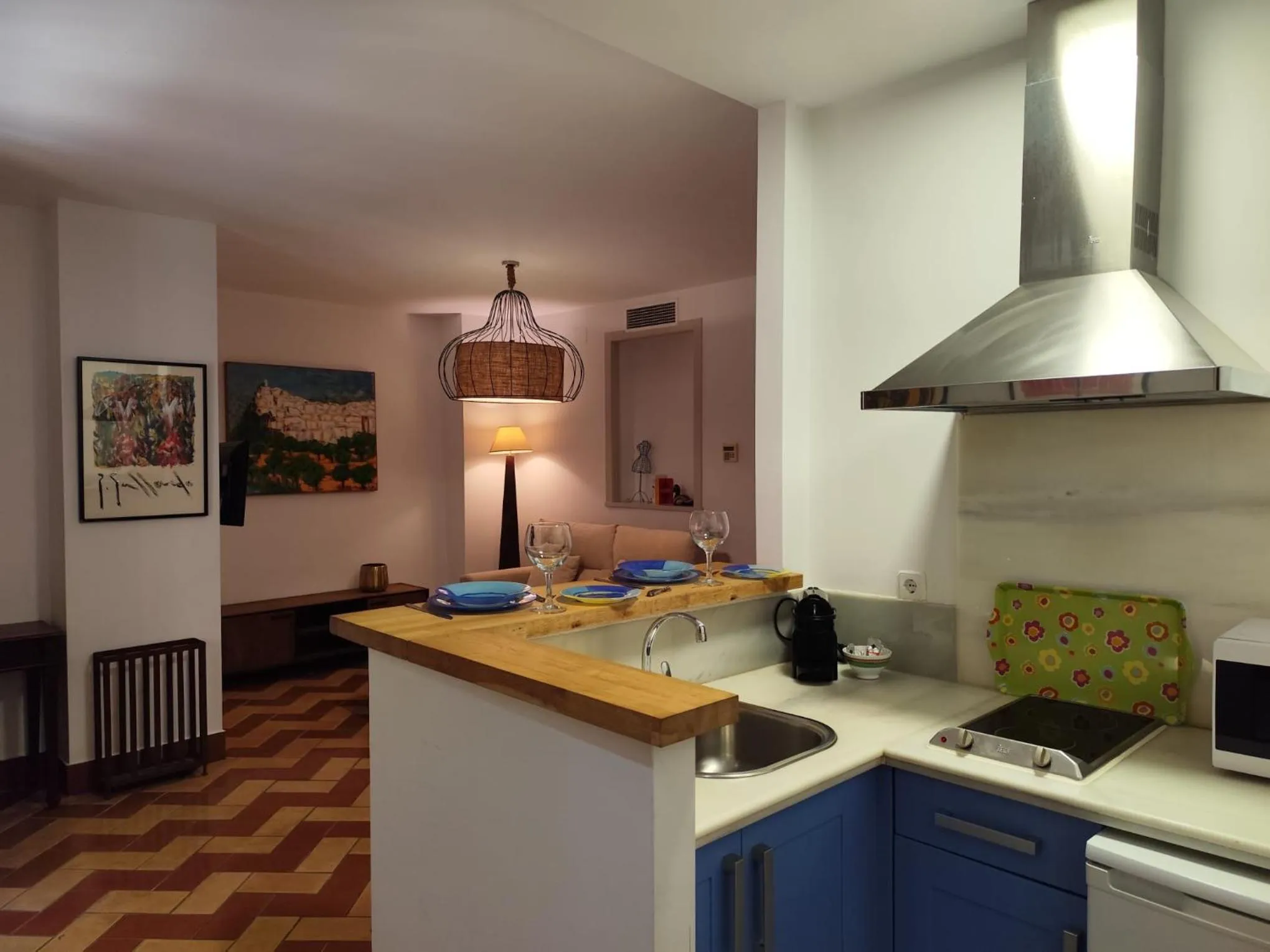 Kitchen or kitchenette in Apartamentos Boutique Vida