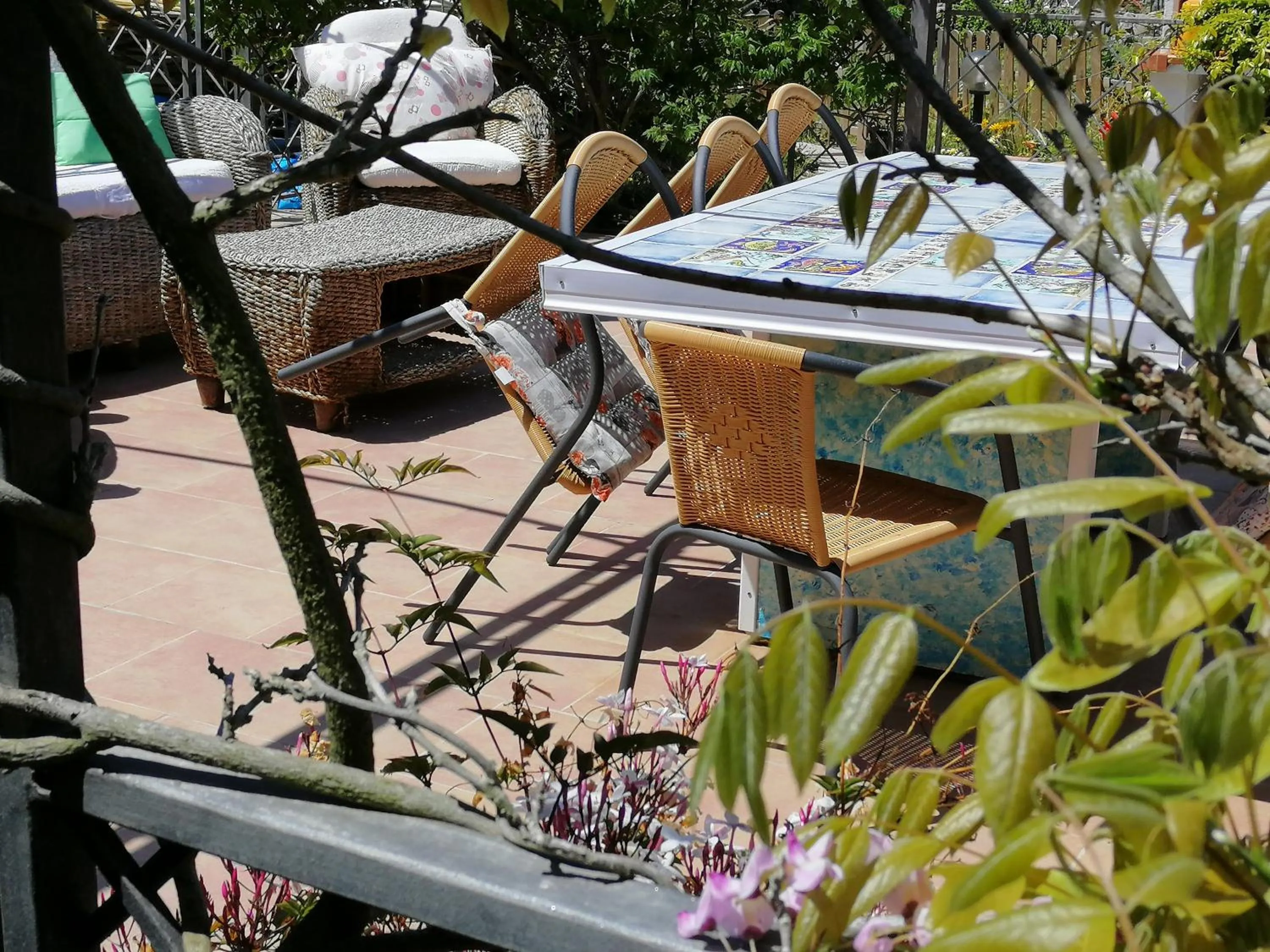 Patio in B&B Glamping Semaforo Capo Sperone