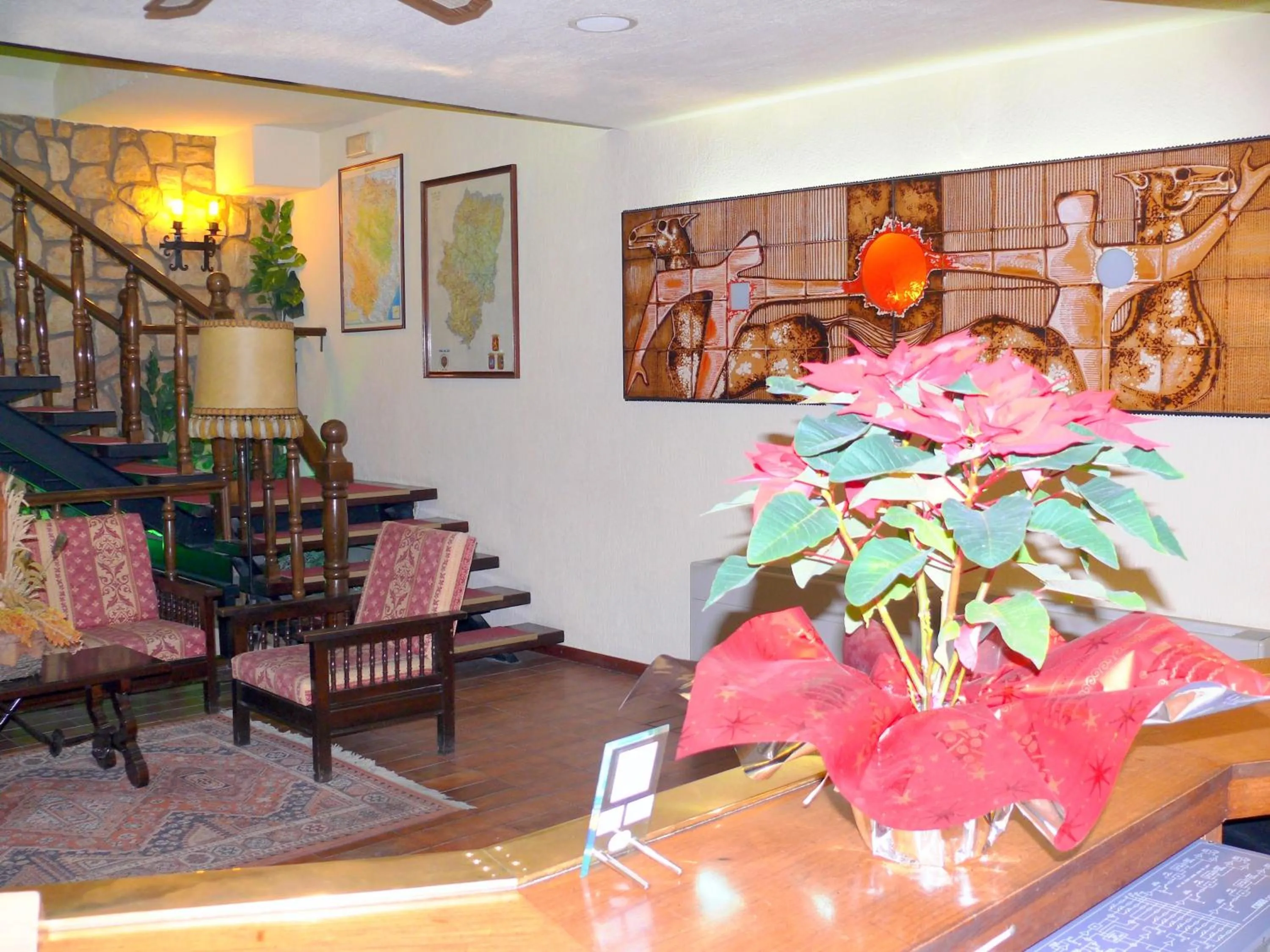 Lobby or reception in Hotel Restaurante Las Galias