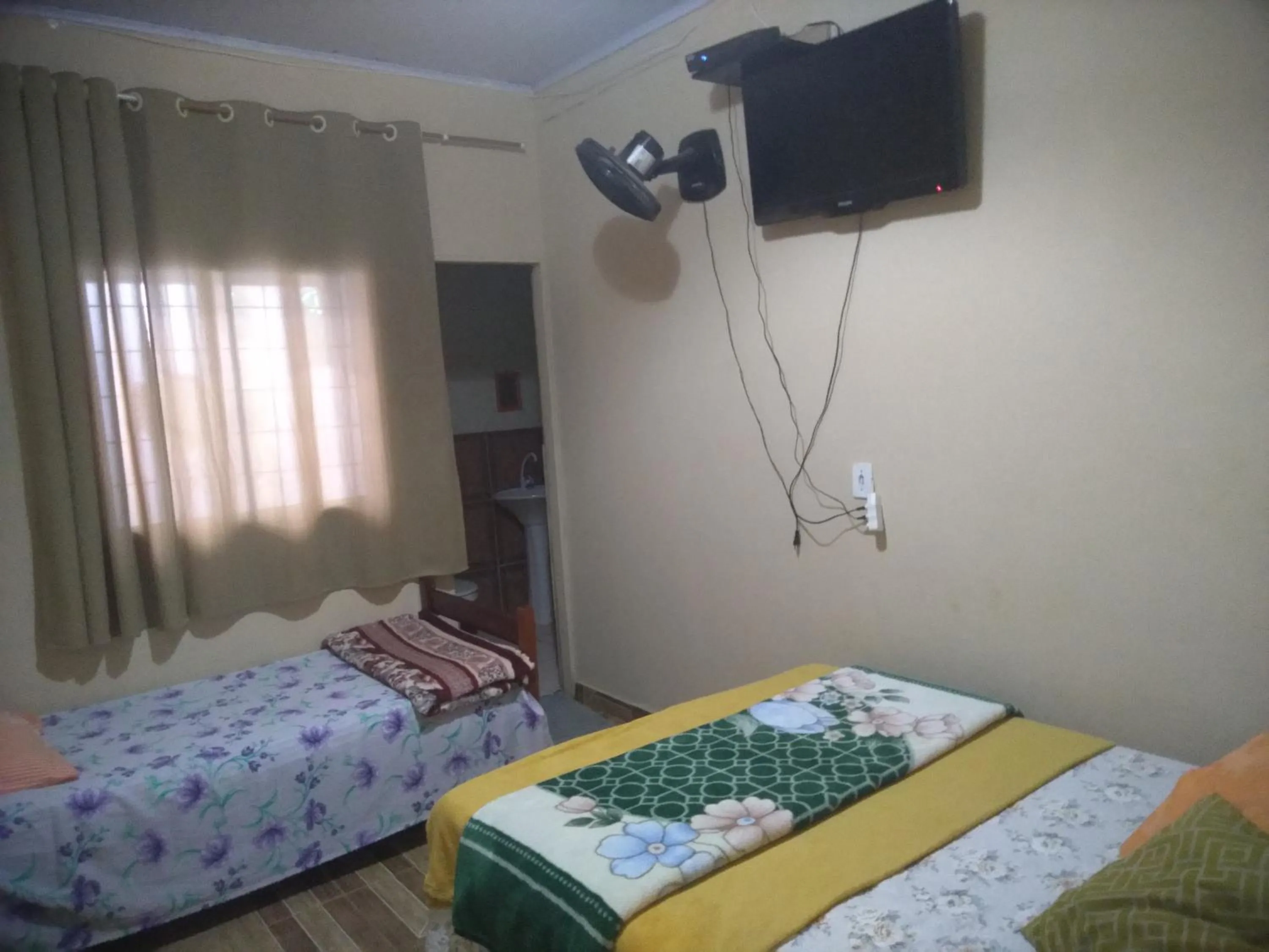 Bed in Pousada Refúgio da Chapada