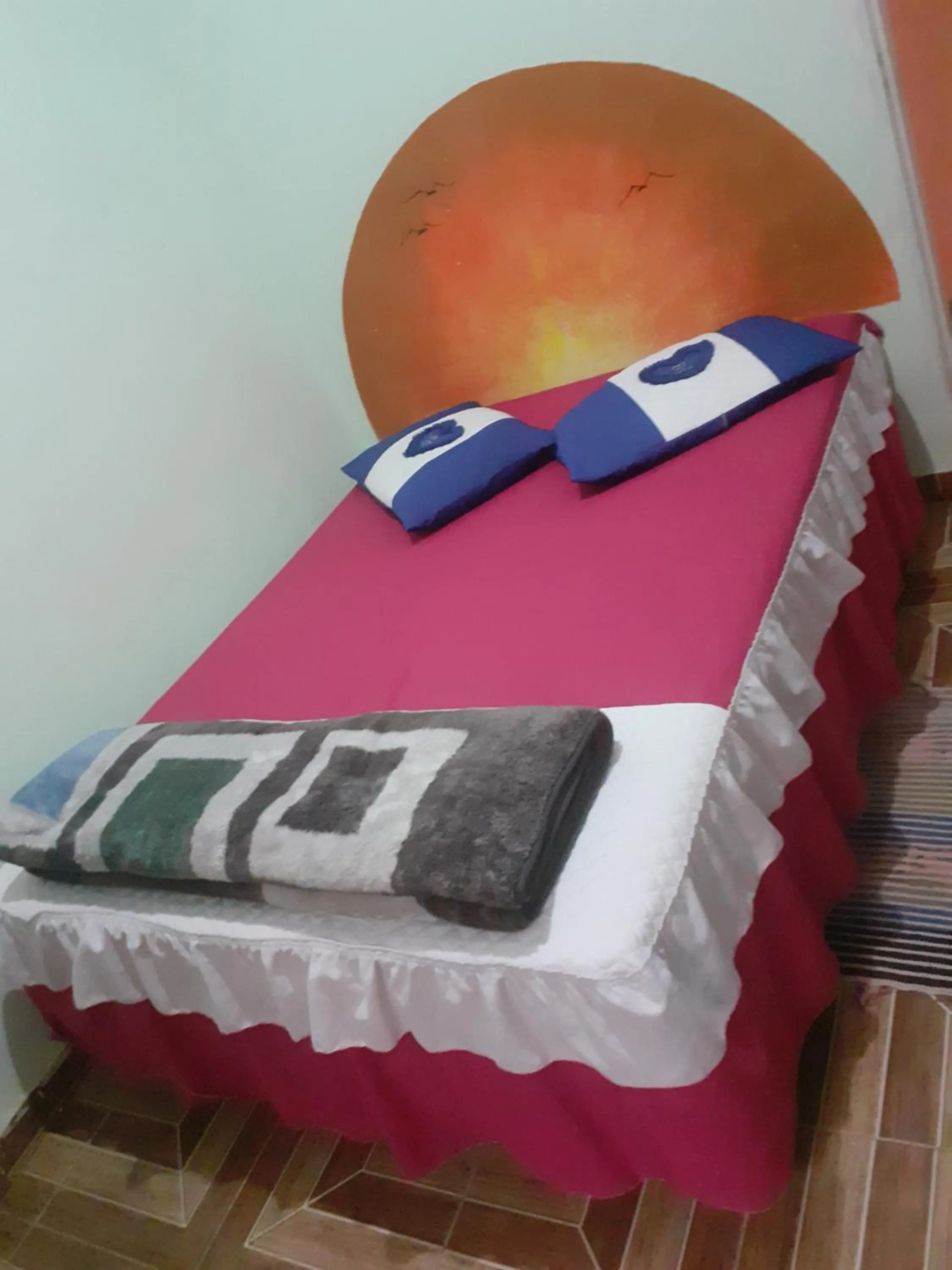 Bed in Pousada Refúgio da Chapada