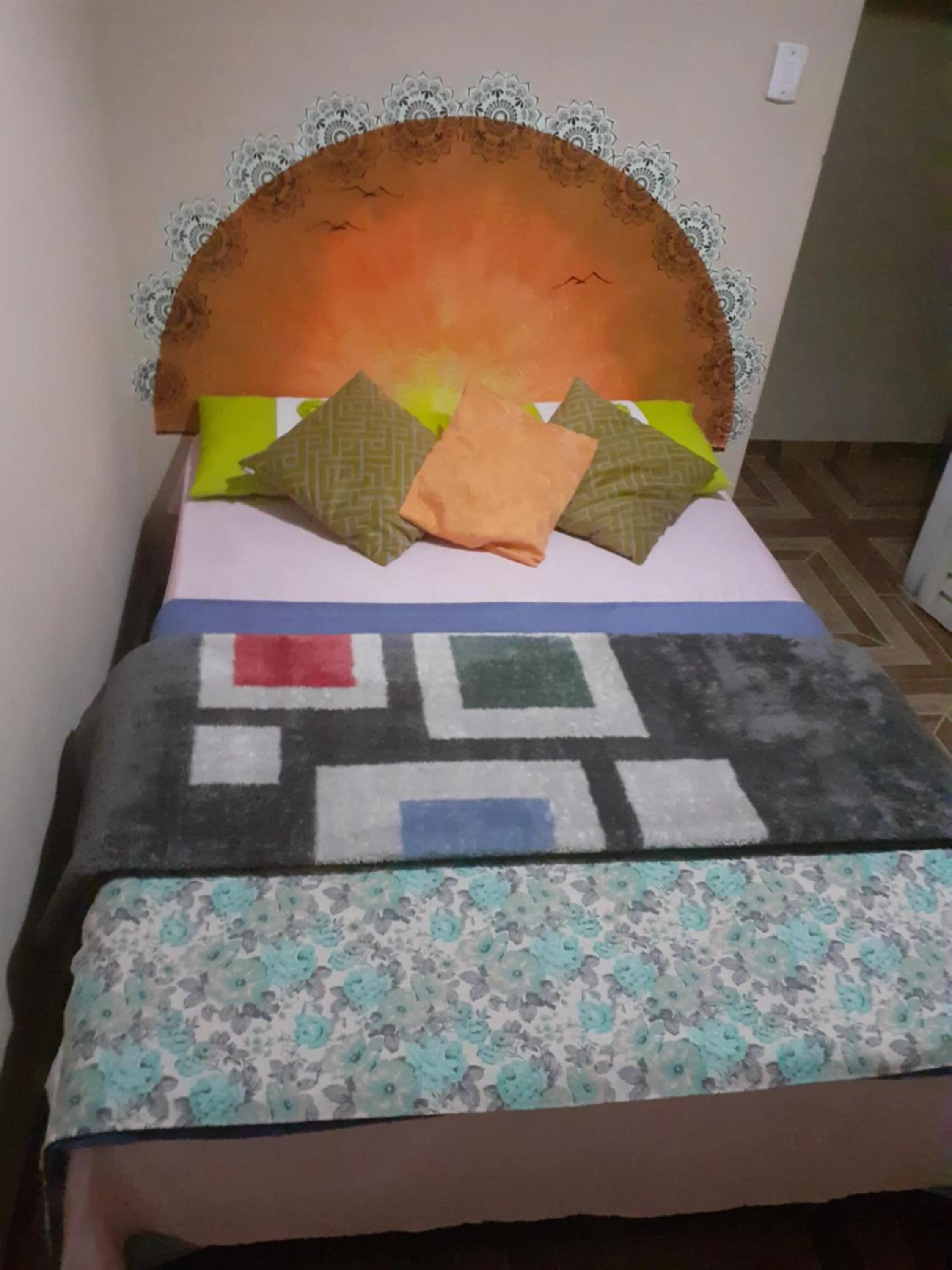 Bed in Pousada Refúgio da Chapada