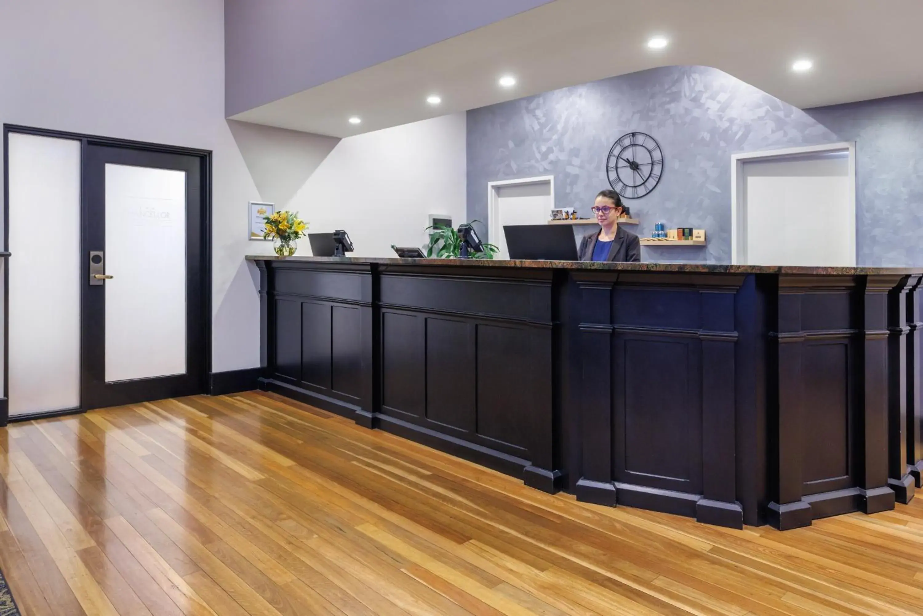 Lobby or reception in The Chancellor on Currie Lobby or reception in The Chancellor on Currie