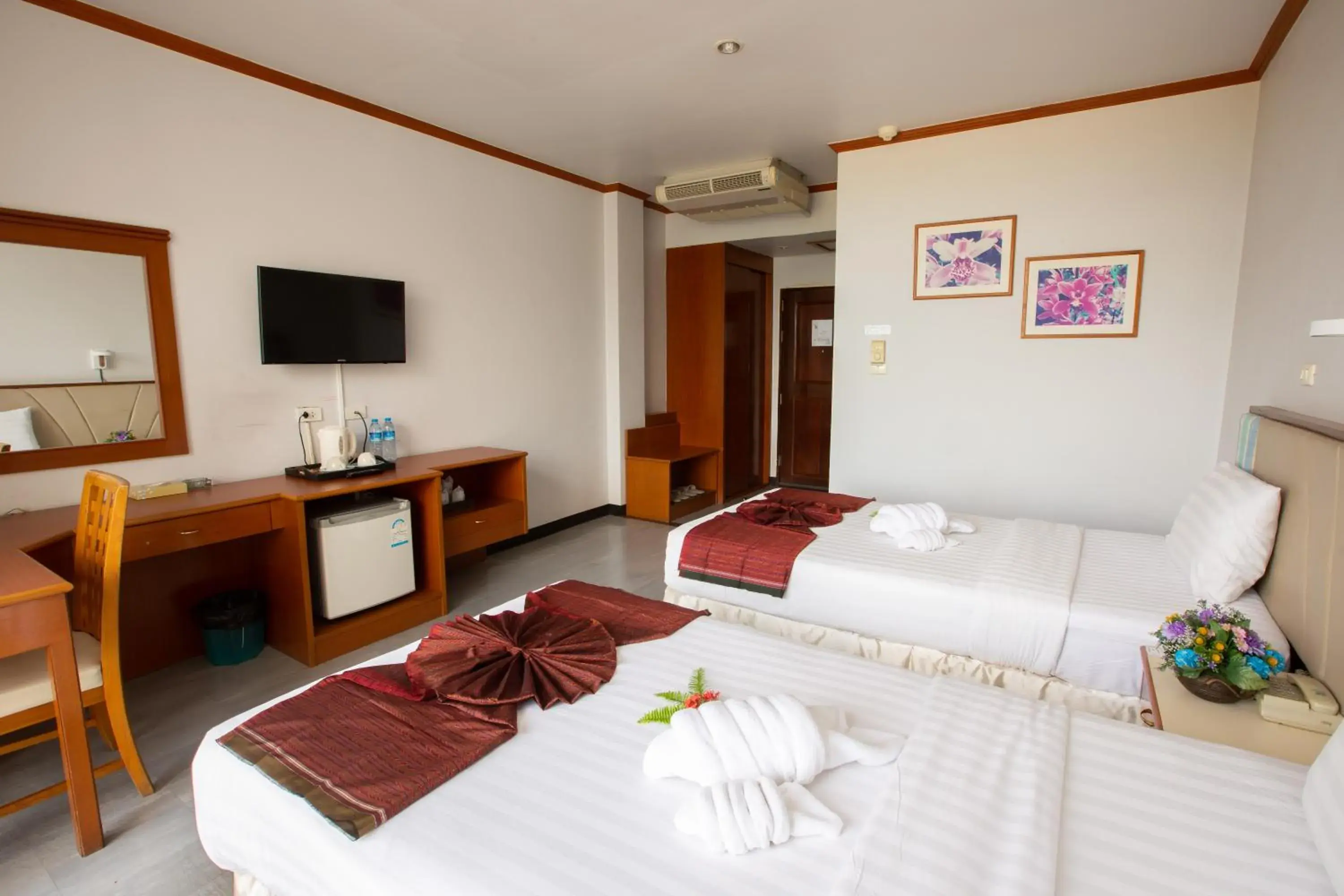 Bed in Surin Majestic Hotel Bed in Surin Majestic Hotel