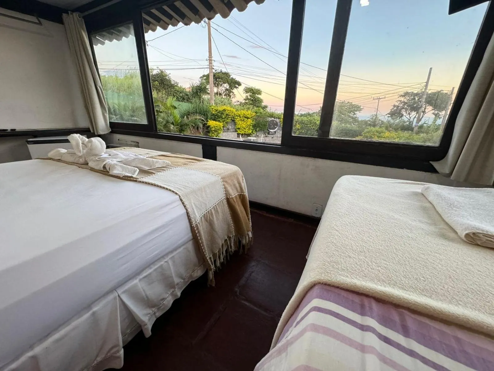 Bed in Pousada Lua Nova Buzios