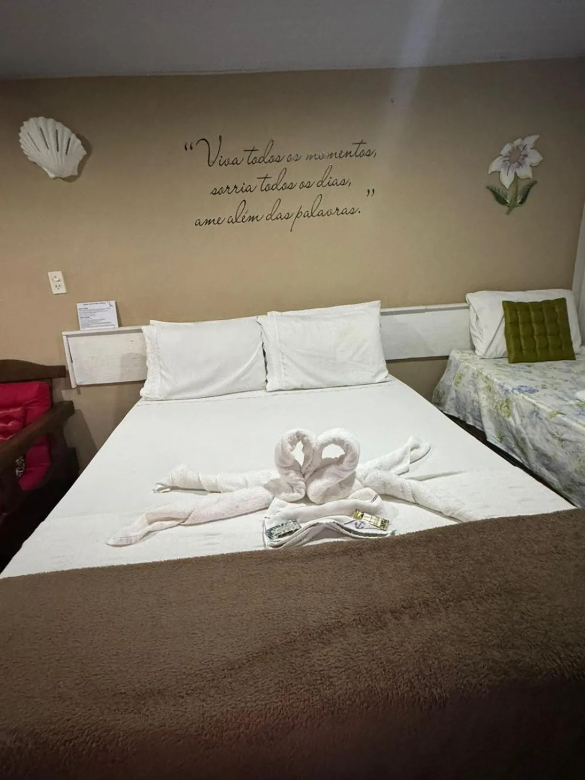 Bed in Pousada Lua Nova Buzios