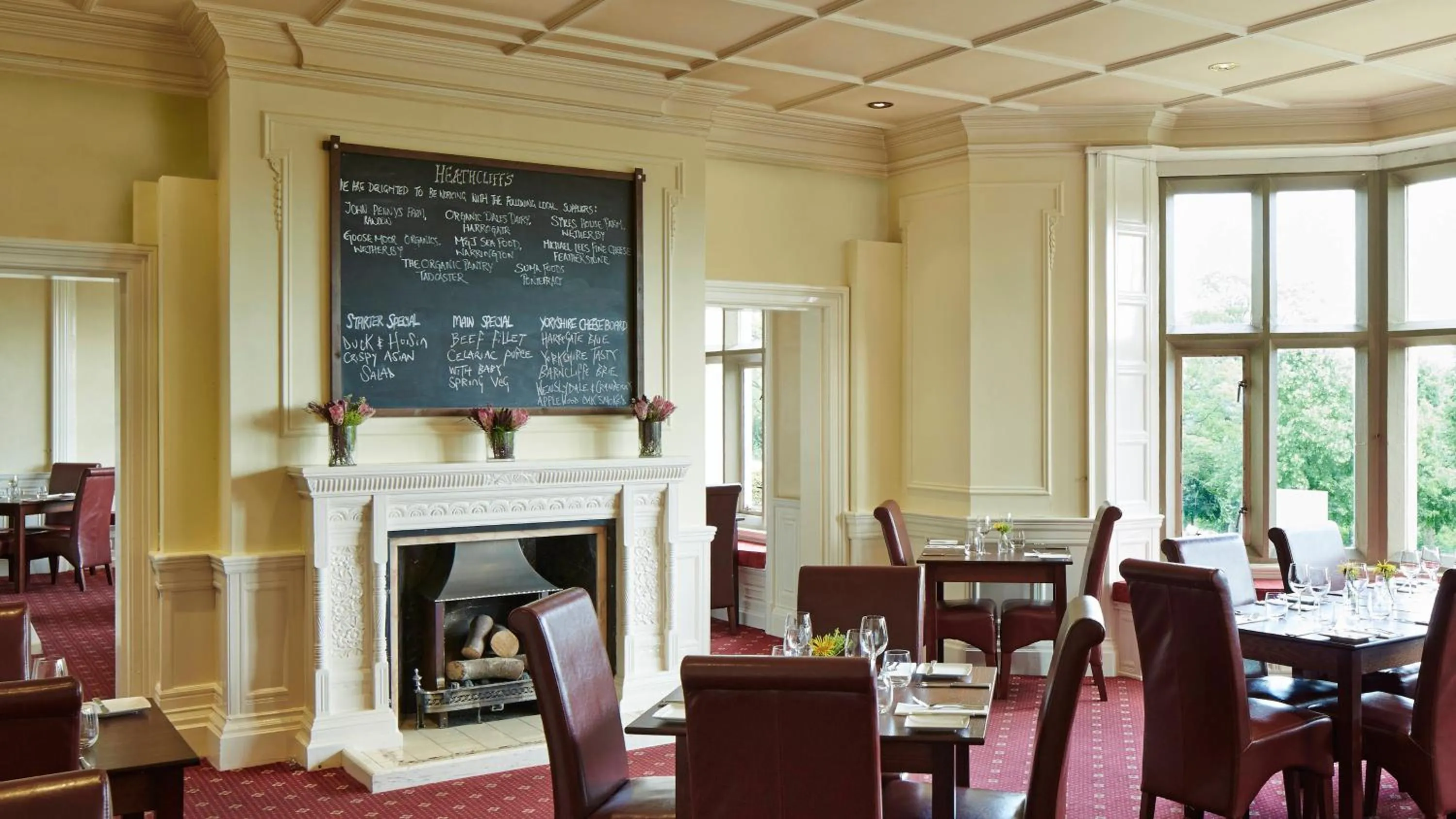Restaurant/places to eat in Hollins Hall Hotel, Golf & Country Club