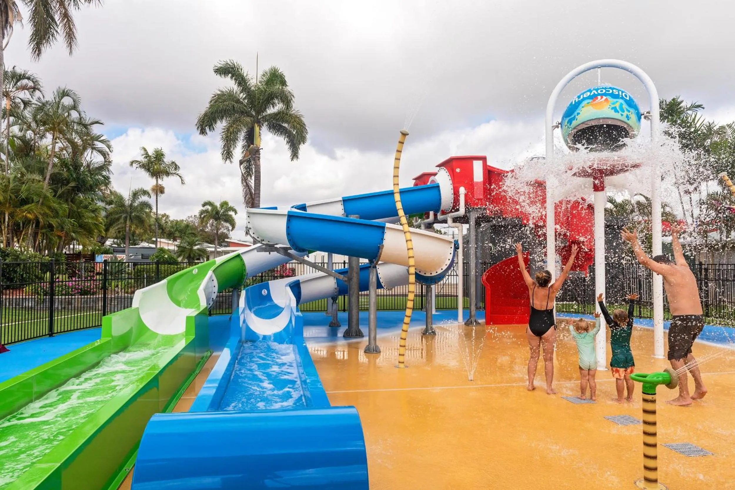 Aqua park in Discovery Parks - Townsville