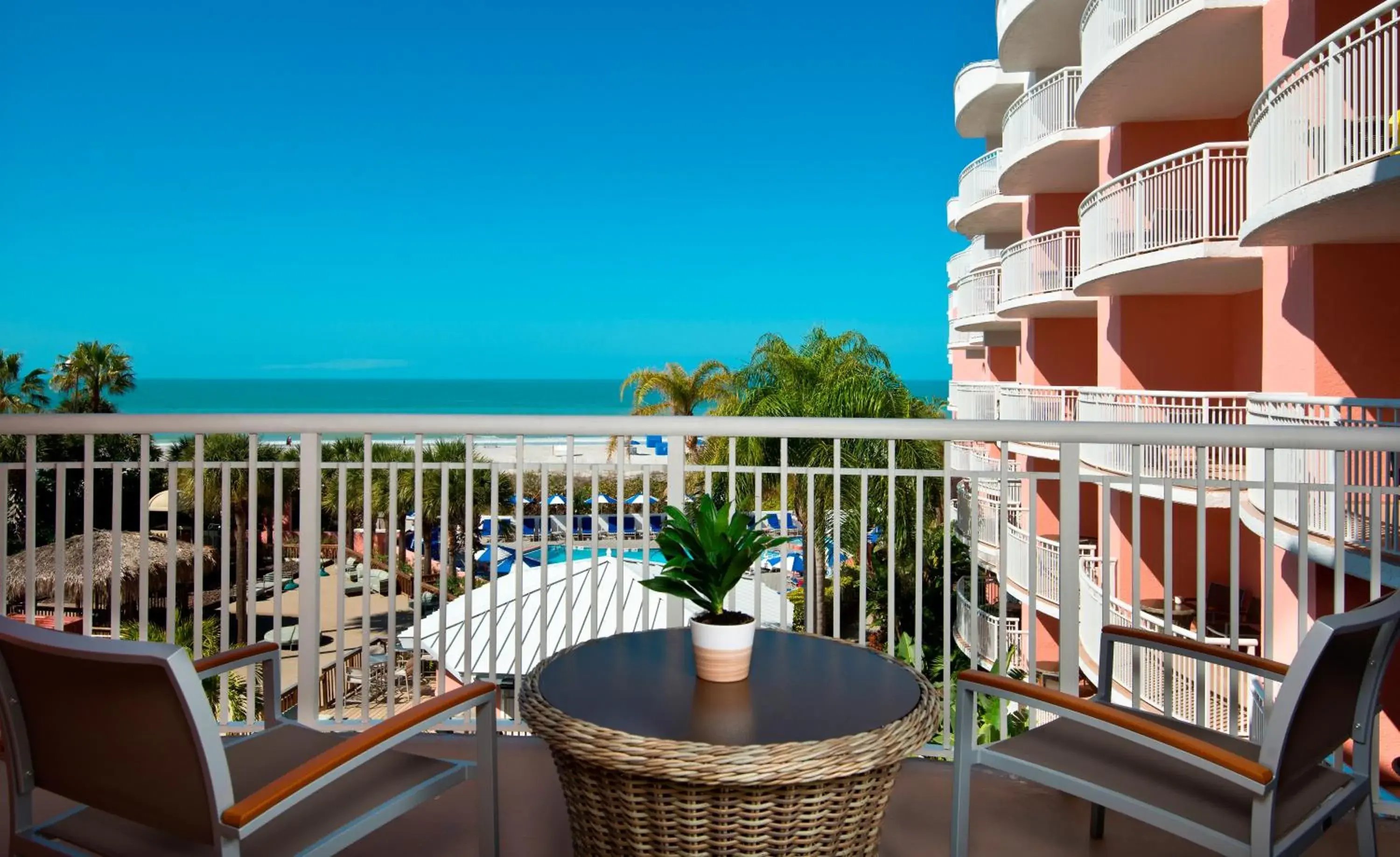 Patio in Beach House Suites by the Don CeSar Patio in Beach House Suites by the Don CeSar