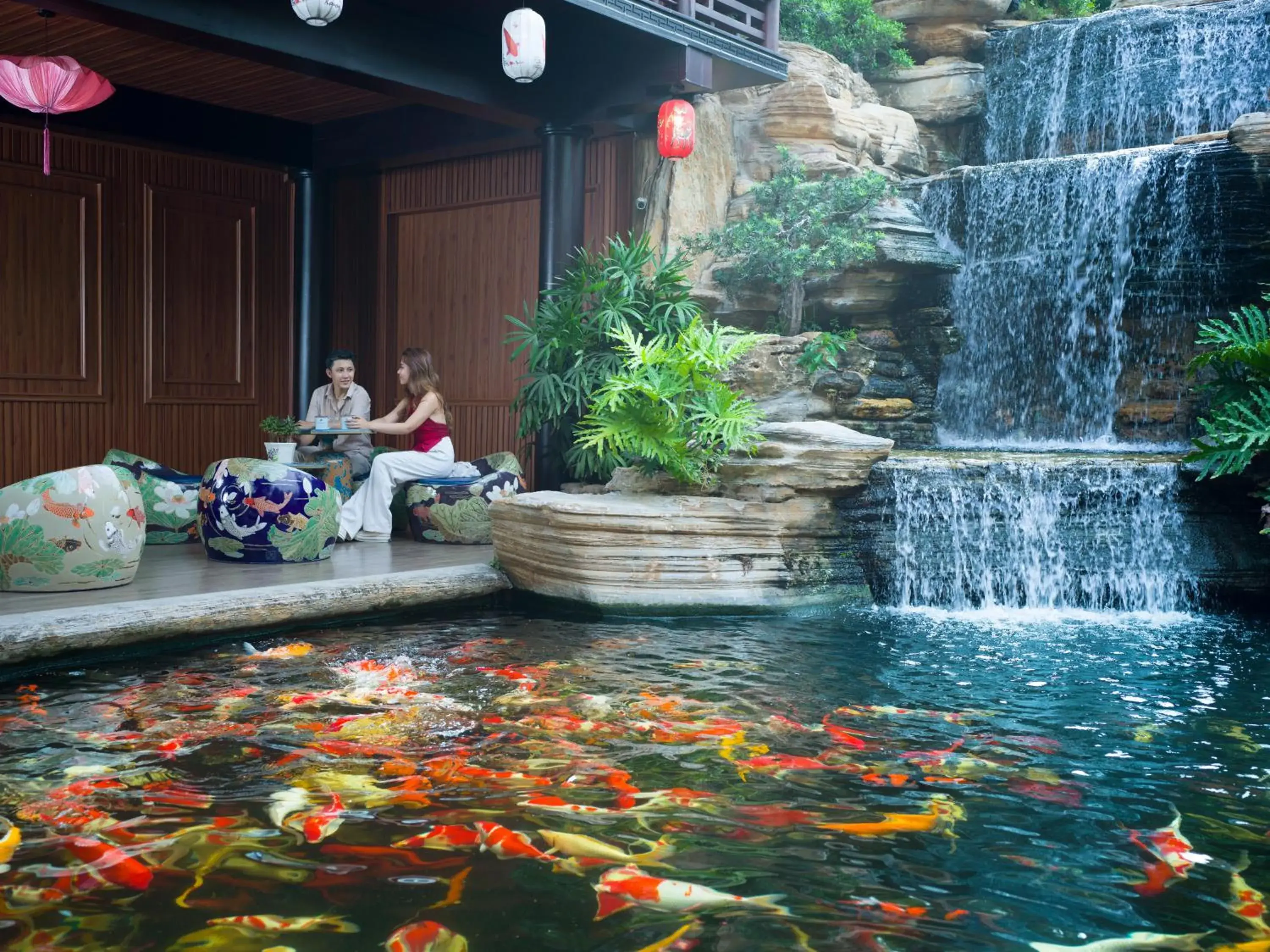 Lake view in Phuong Nam Resort Lake view in Phuong Nam Resort