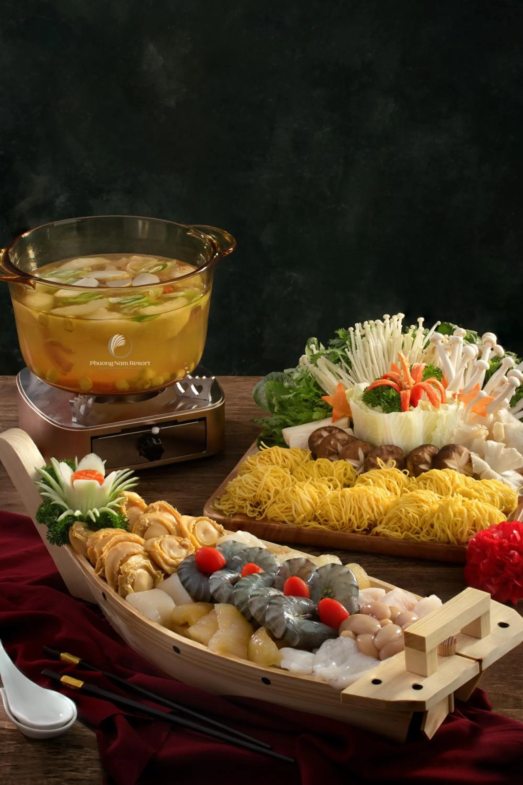 Food close-up in Phuong Nam Resort