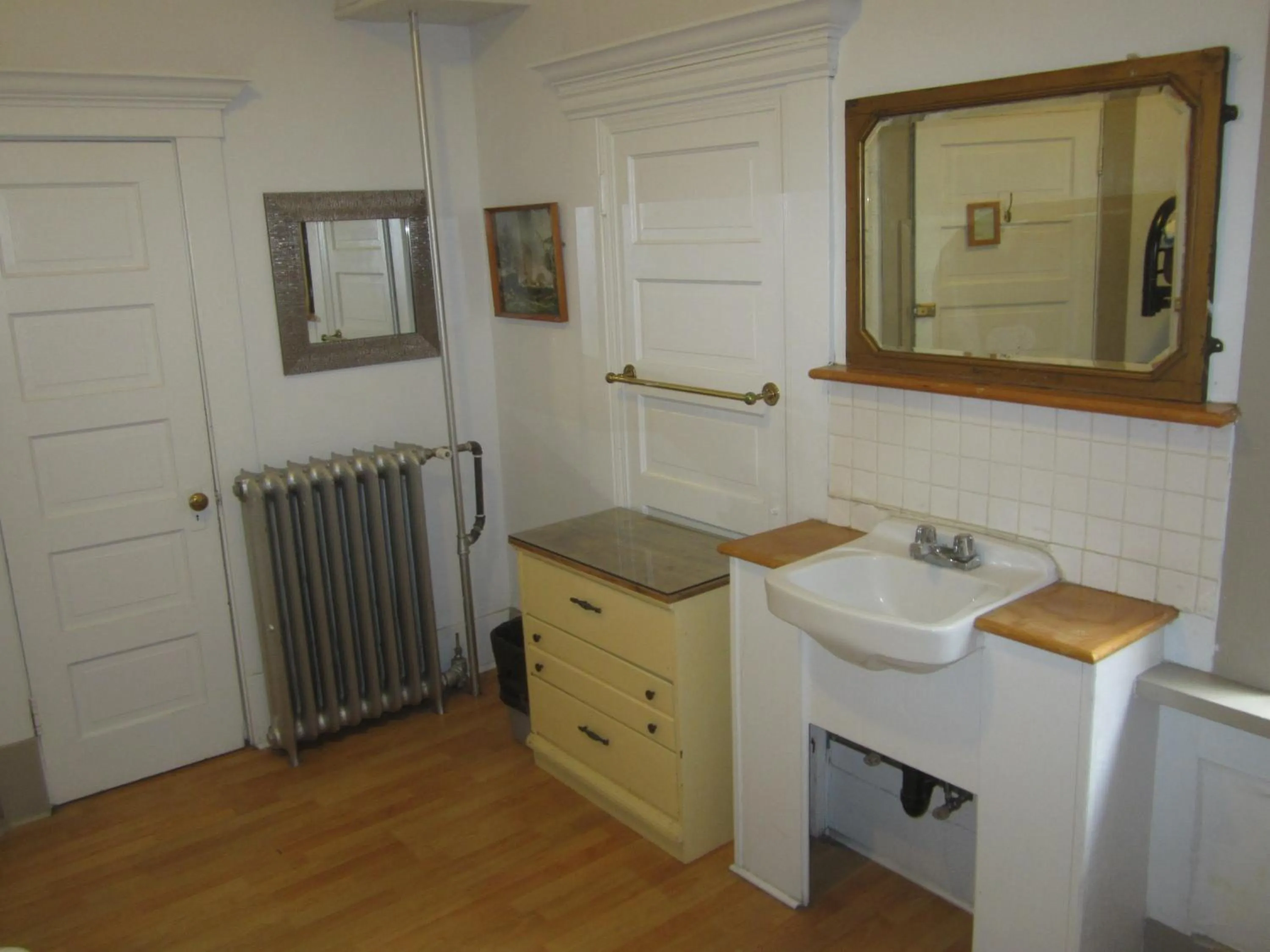 Decorative detail in St Clair Hostel