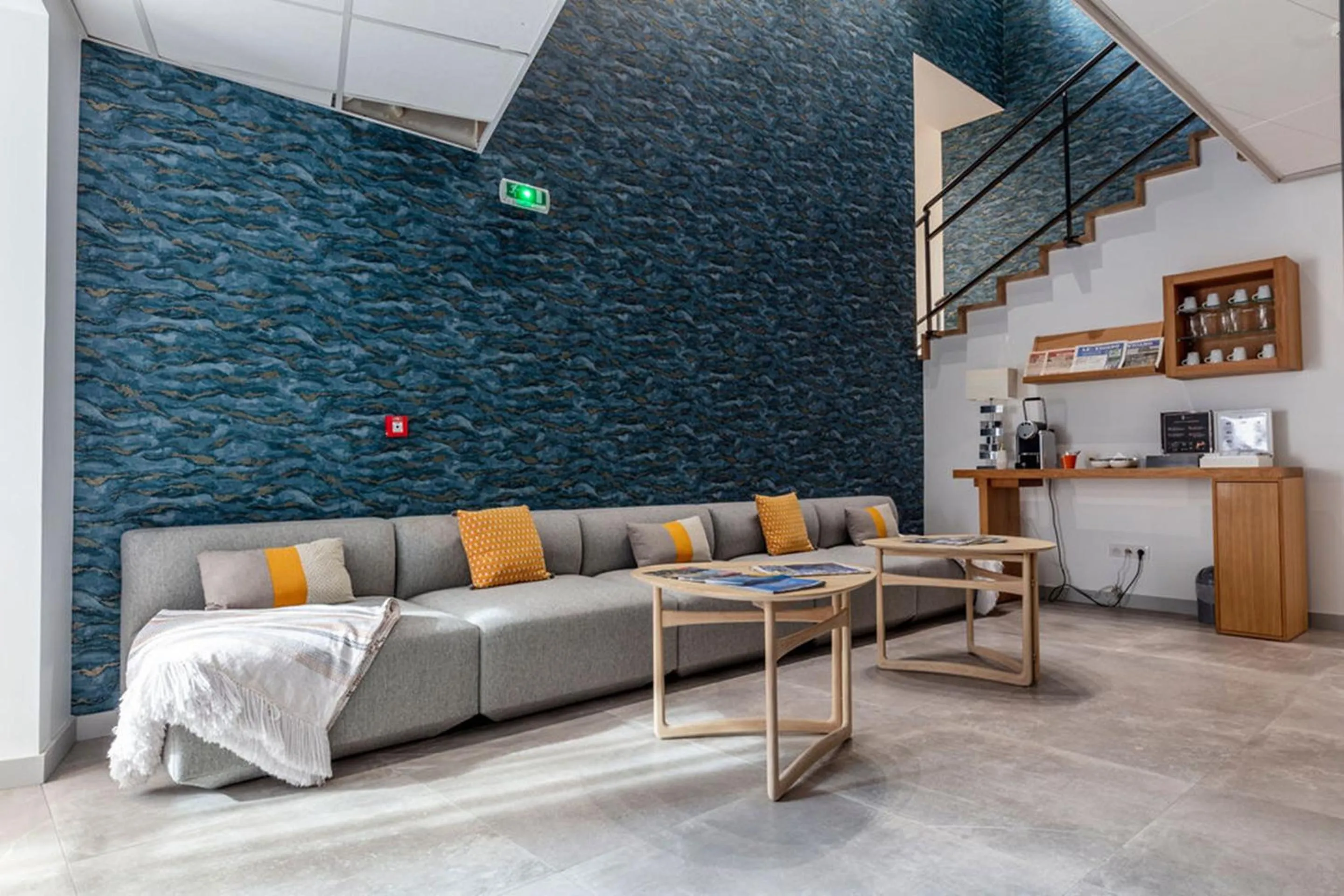 Seating area in Hôtel & Restaurant Origines par Adrien Descouls - Teritoria