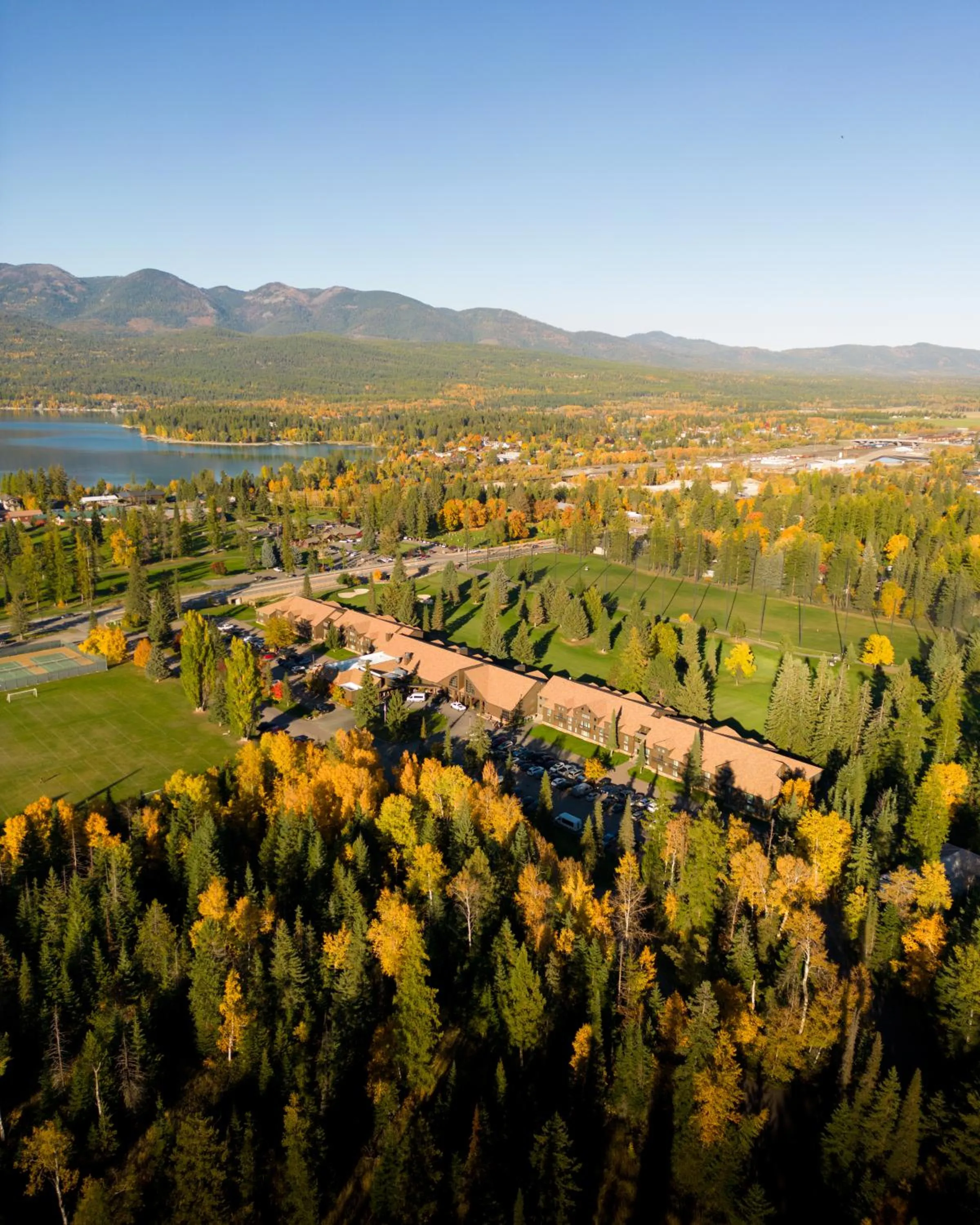 Bird's eye view in Grouse Mountain Lodge