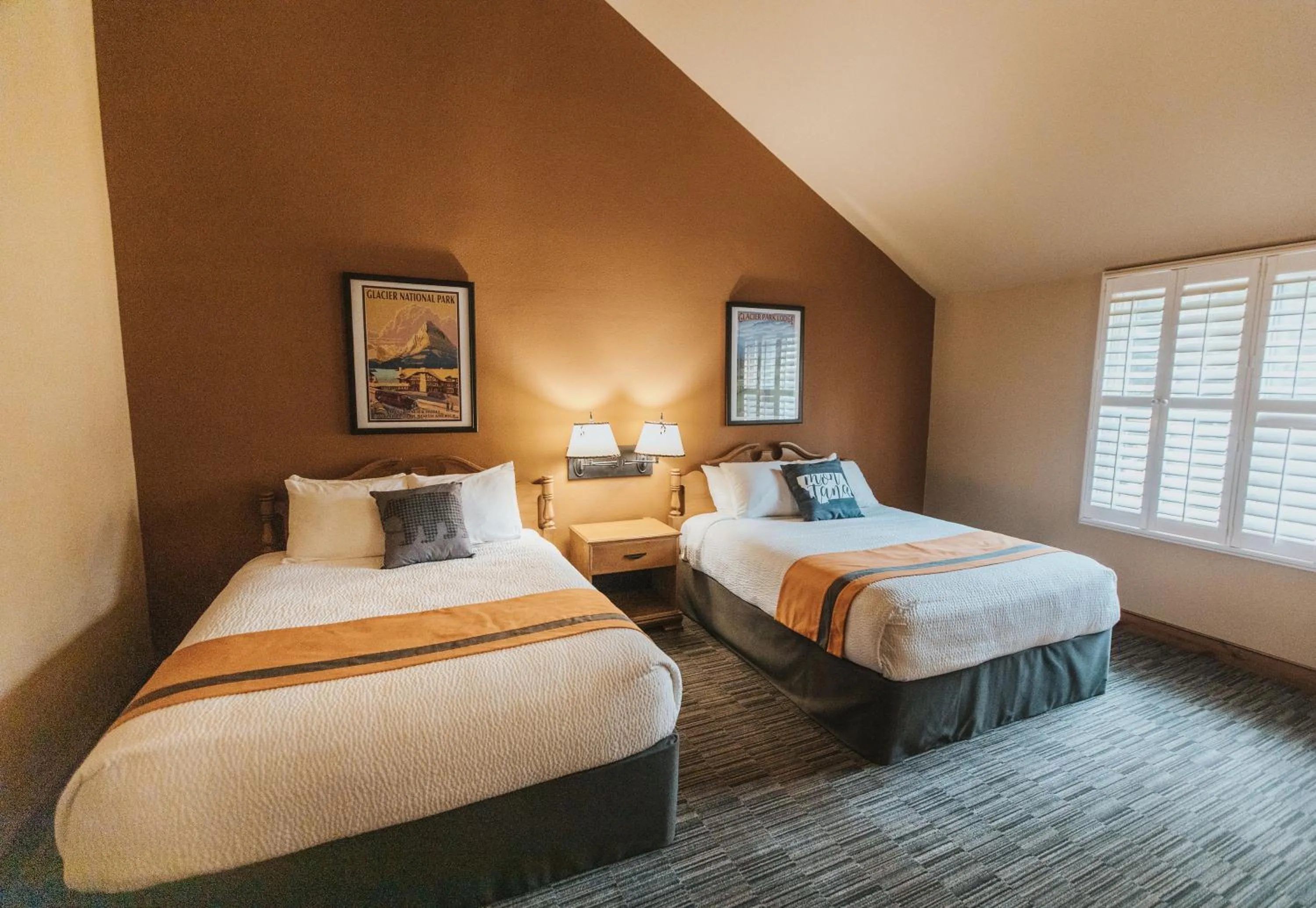 Bed in Grouse Mountain Lodge