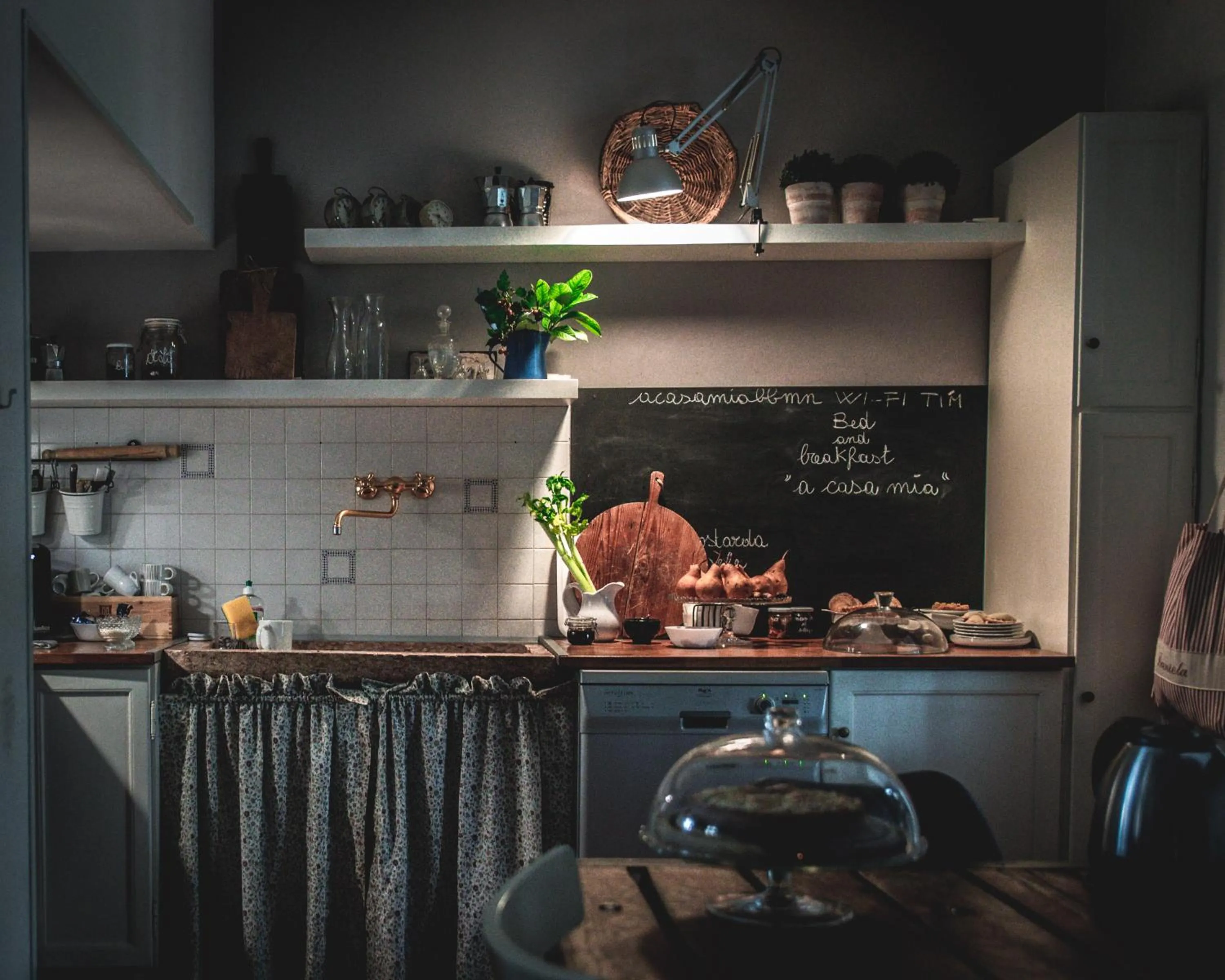 Dining area in A casa mia