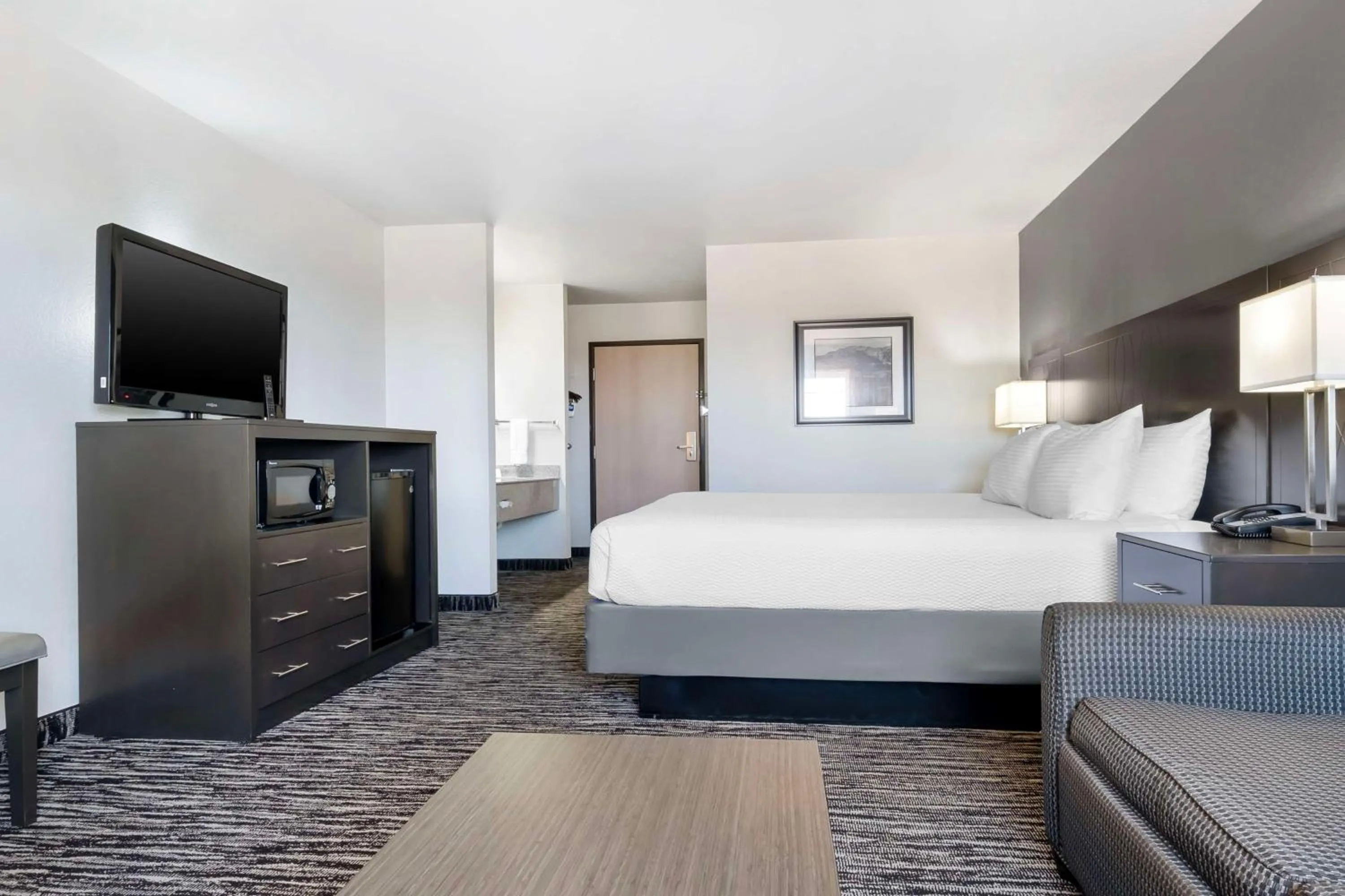 TV and multimedia, Bed in Best Western Santa Fe