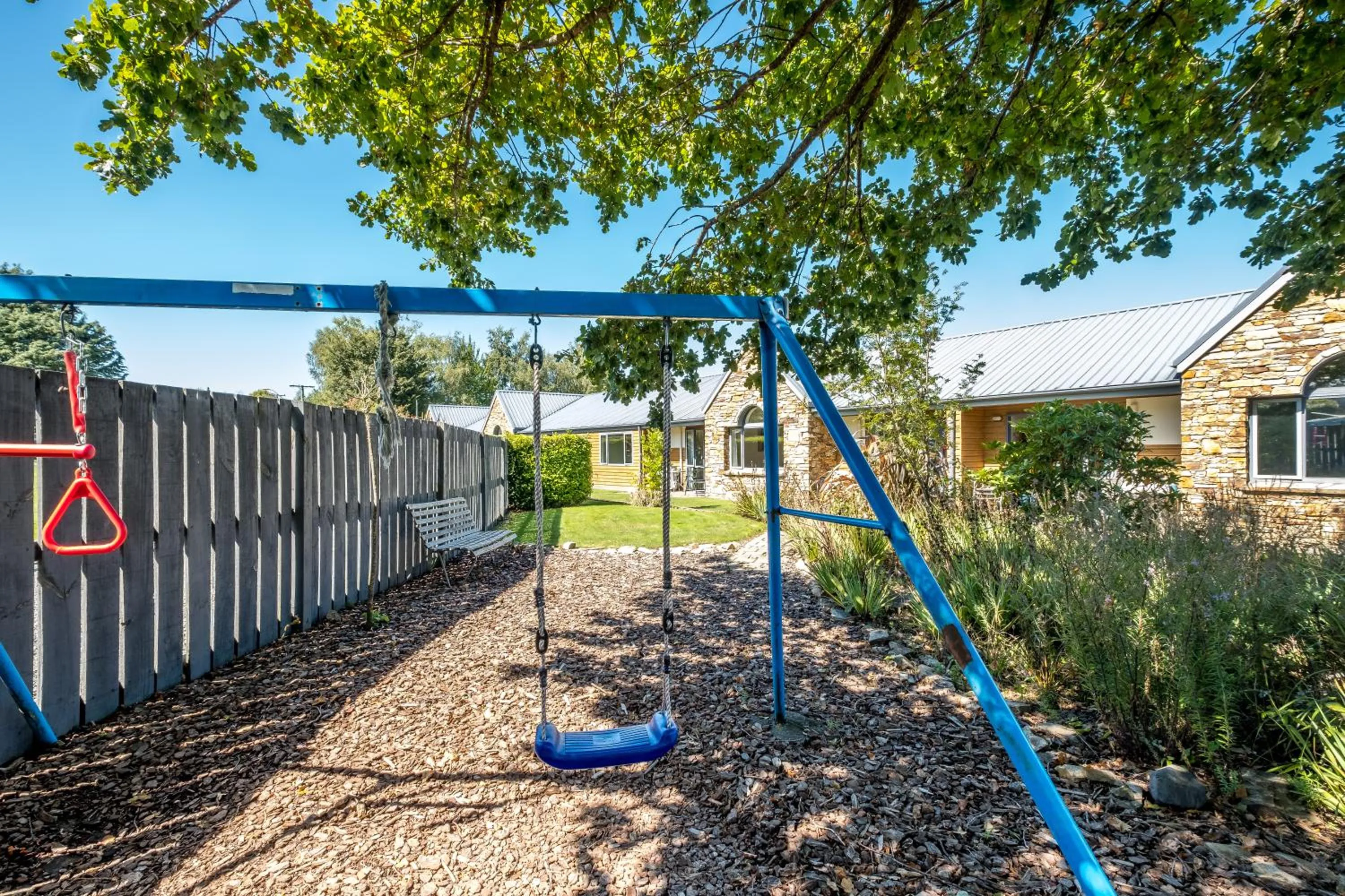 Children play ground in Hanmer Springs Scenic Views Motel