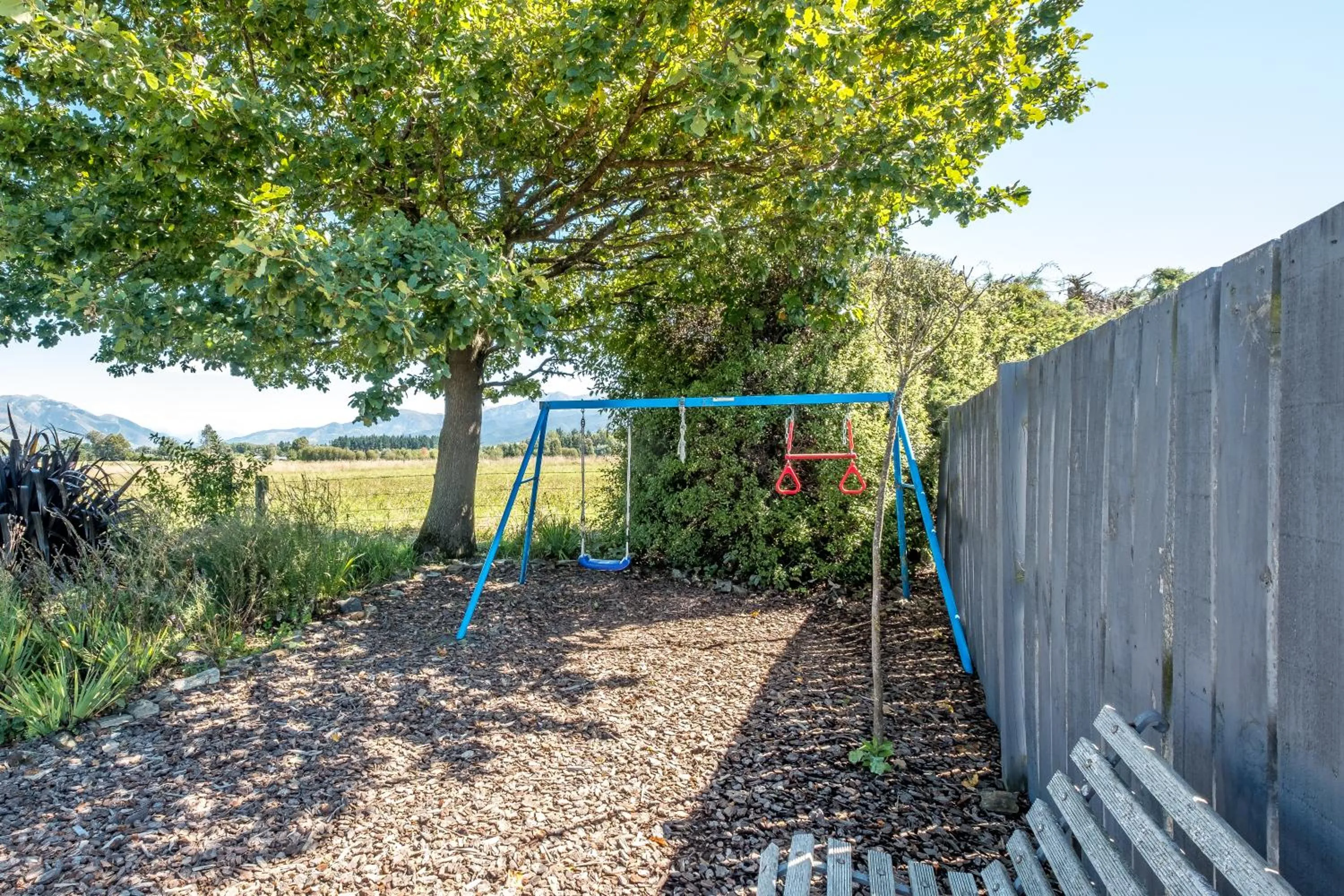 Children play ground in Hanmer Springs Scenic Views Motel
