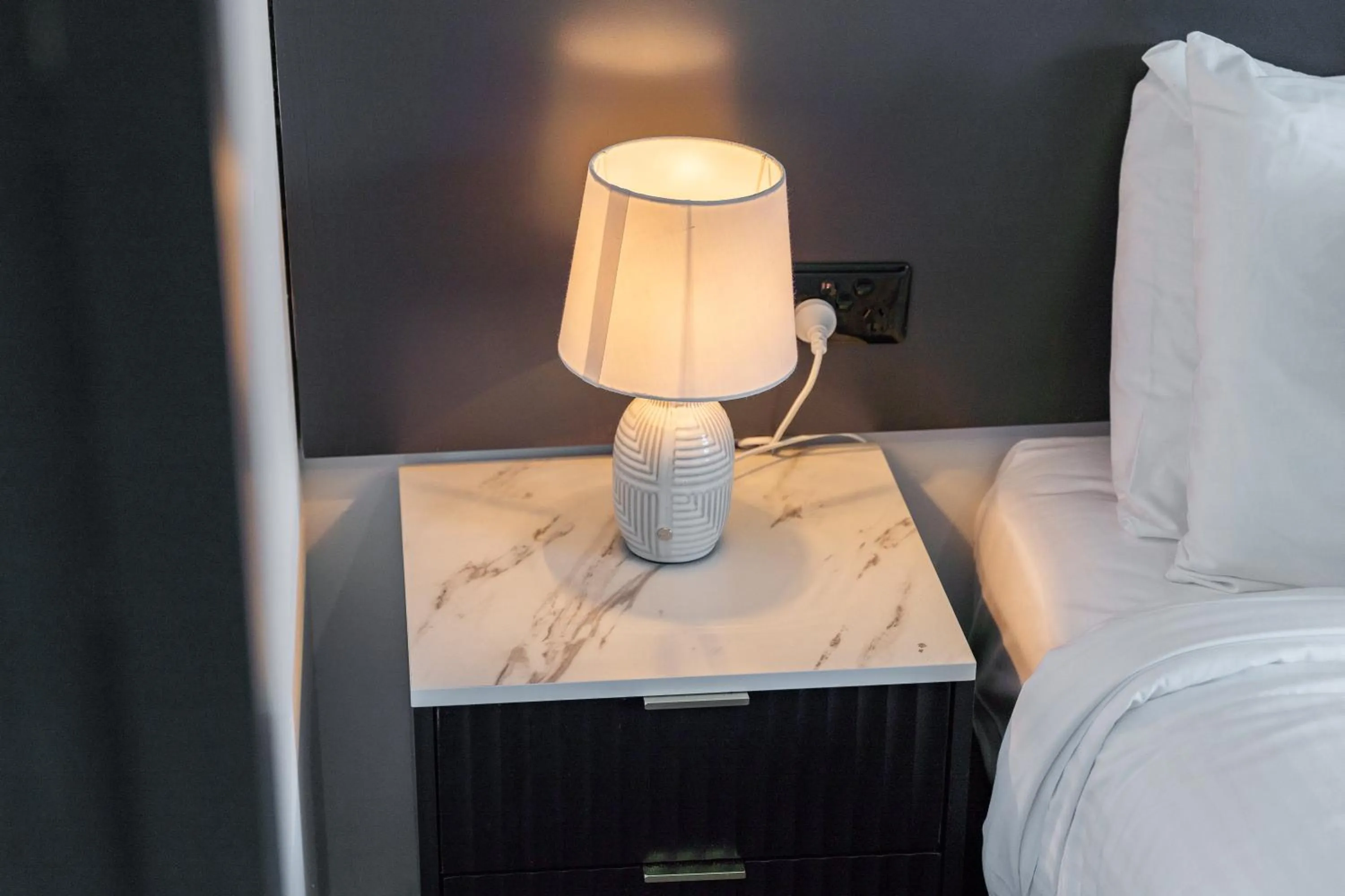 Decorative detail, Bed in Bankstown Motel 10