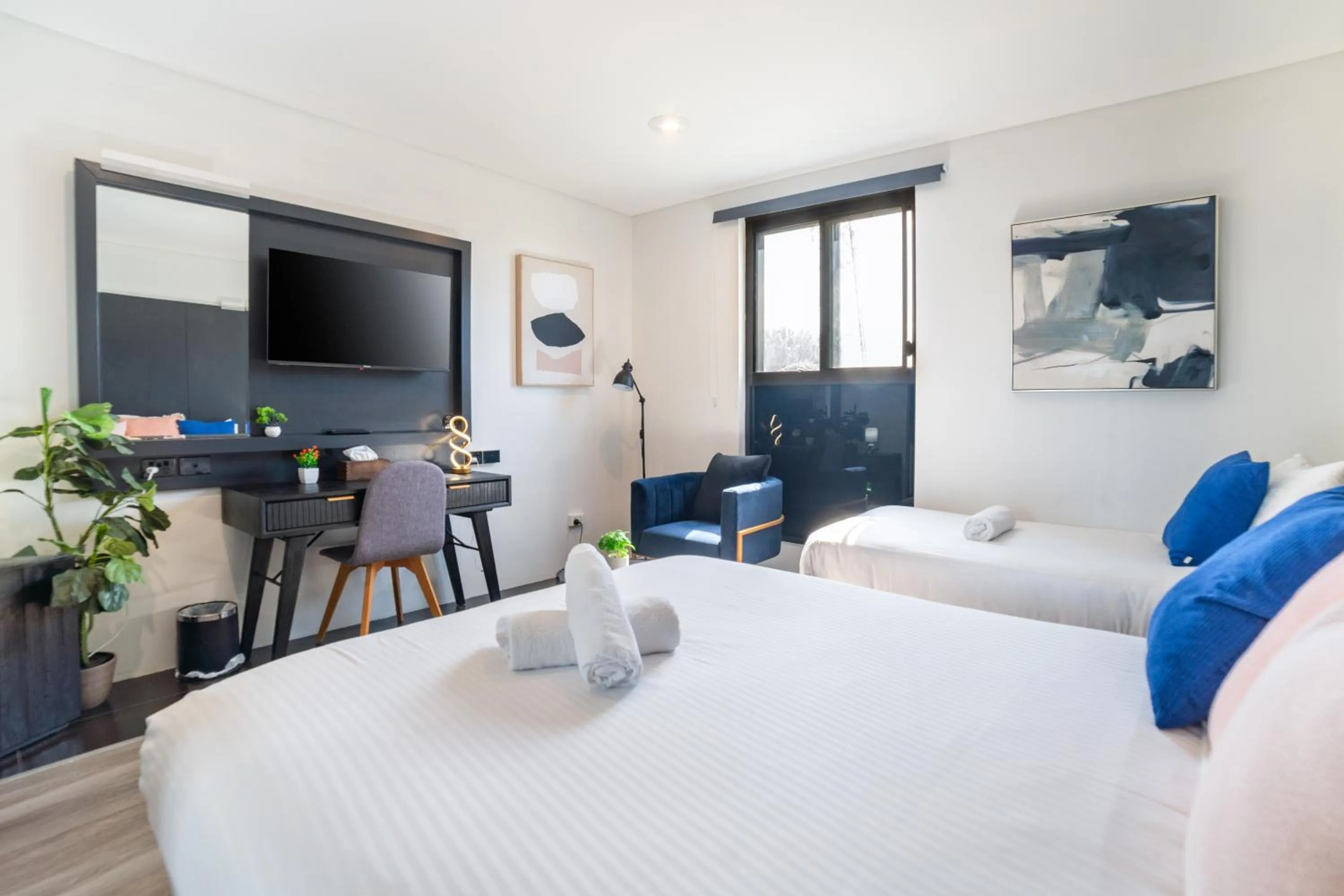 Bed in Bankstown Motel 10