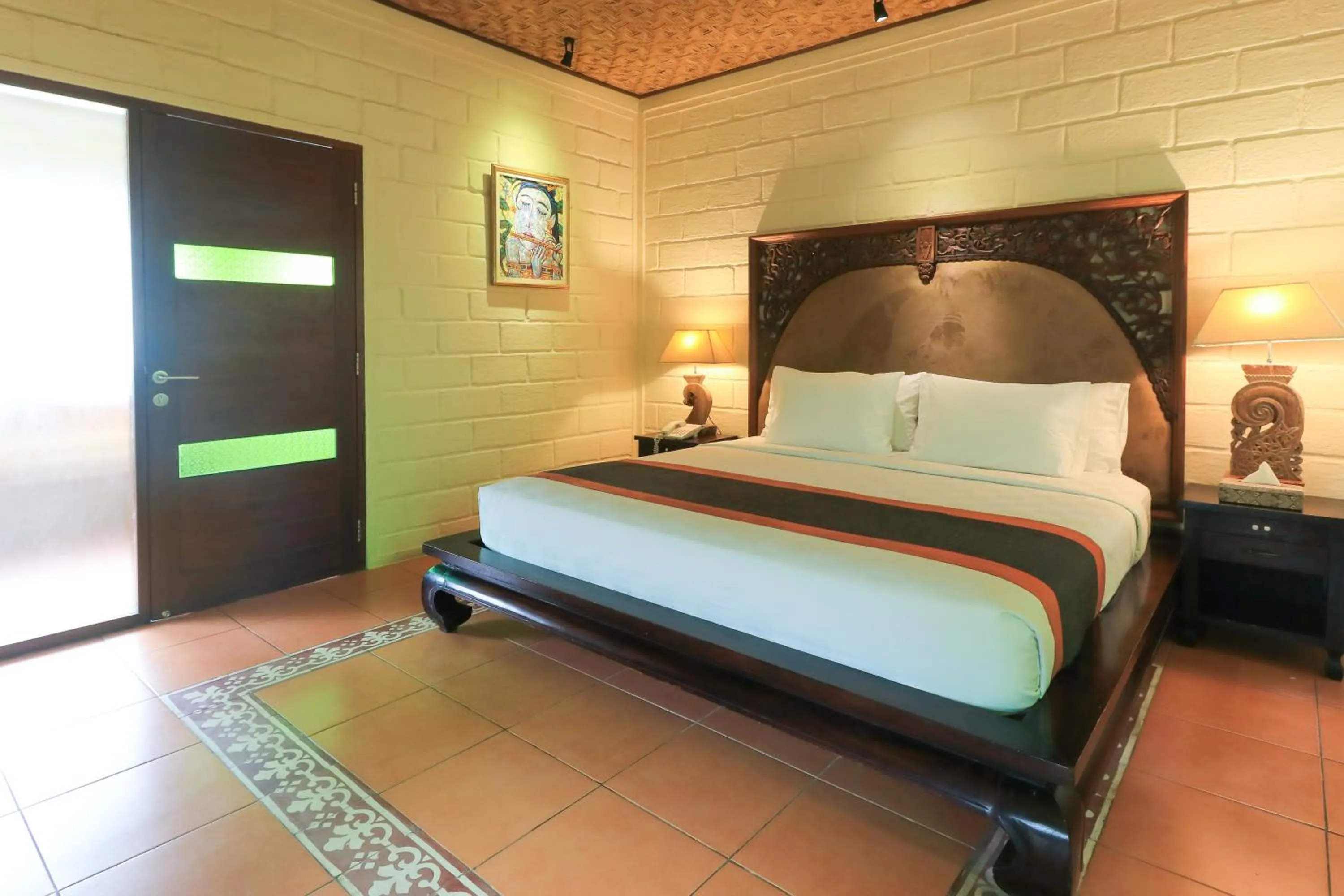 Bed in Munari Resort Ubud