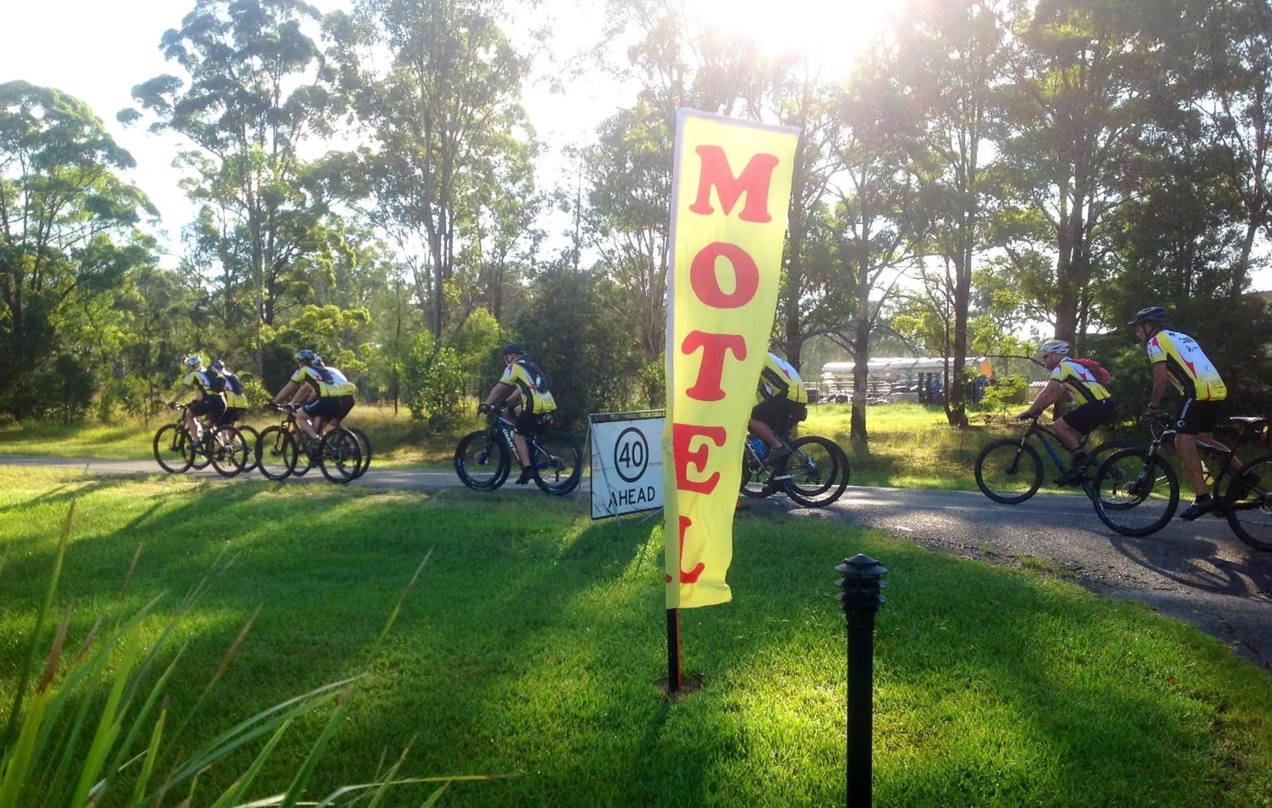 People in Gloucester Country Lodge Motel