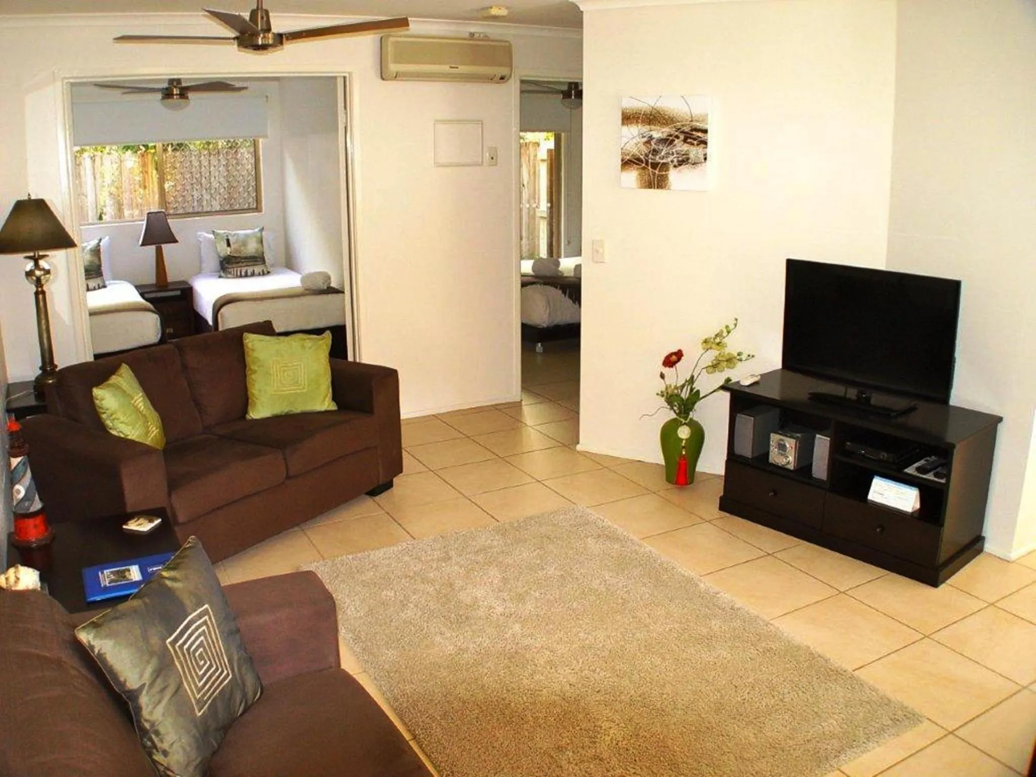 Living room in Clearwater Noosa Resort