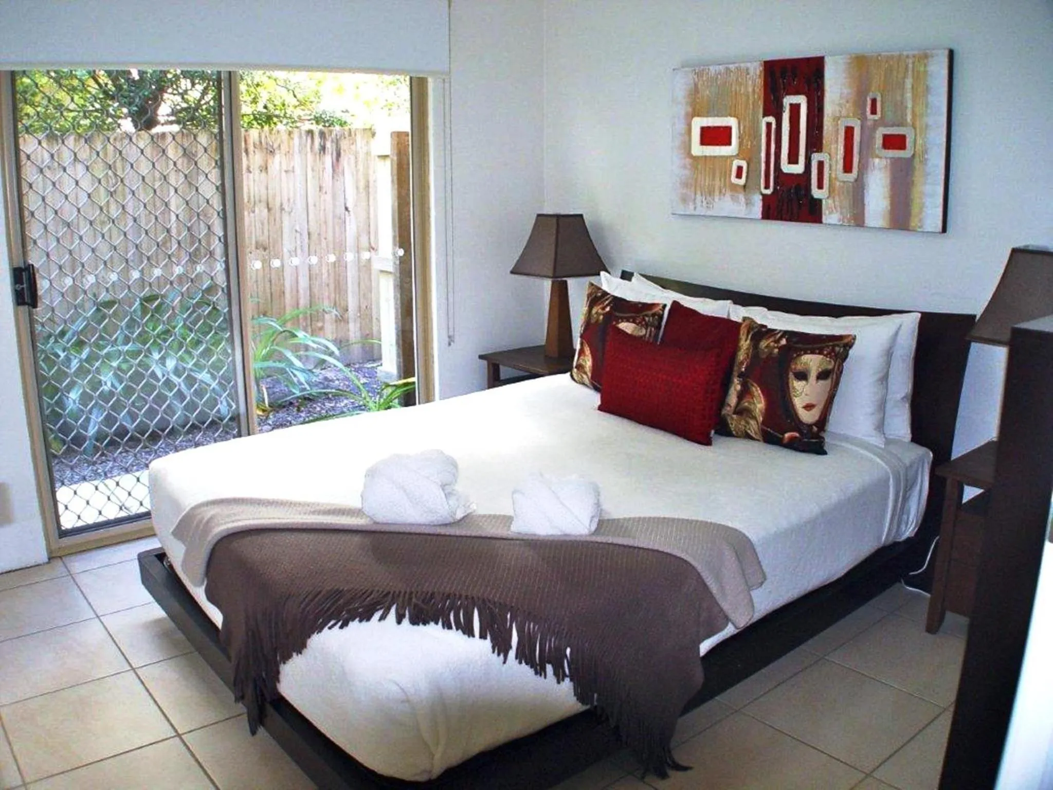 Bed in Clearwater Noosa Resort