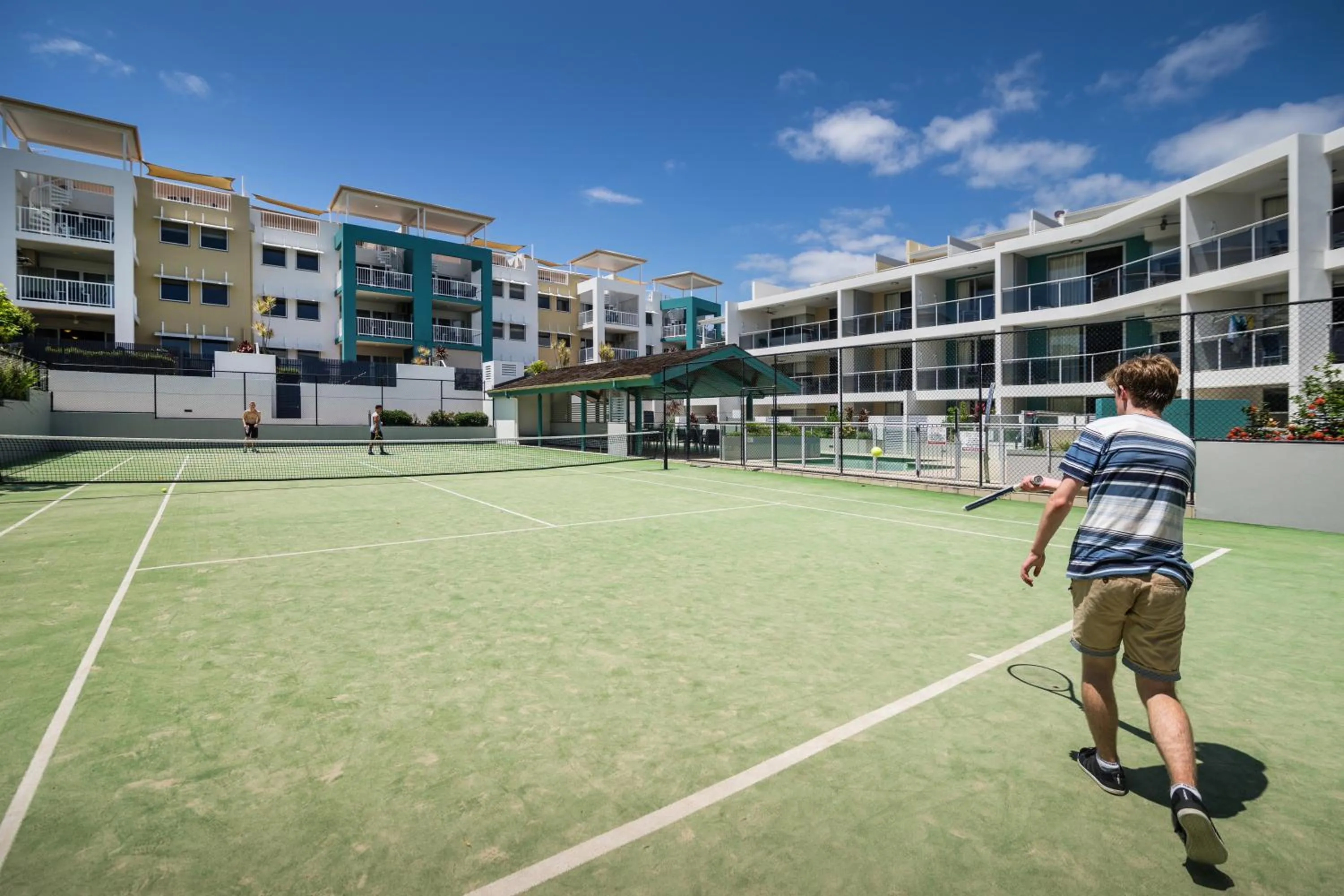 Tennis court in Coolum Seaside Apartments